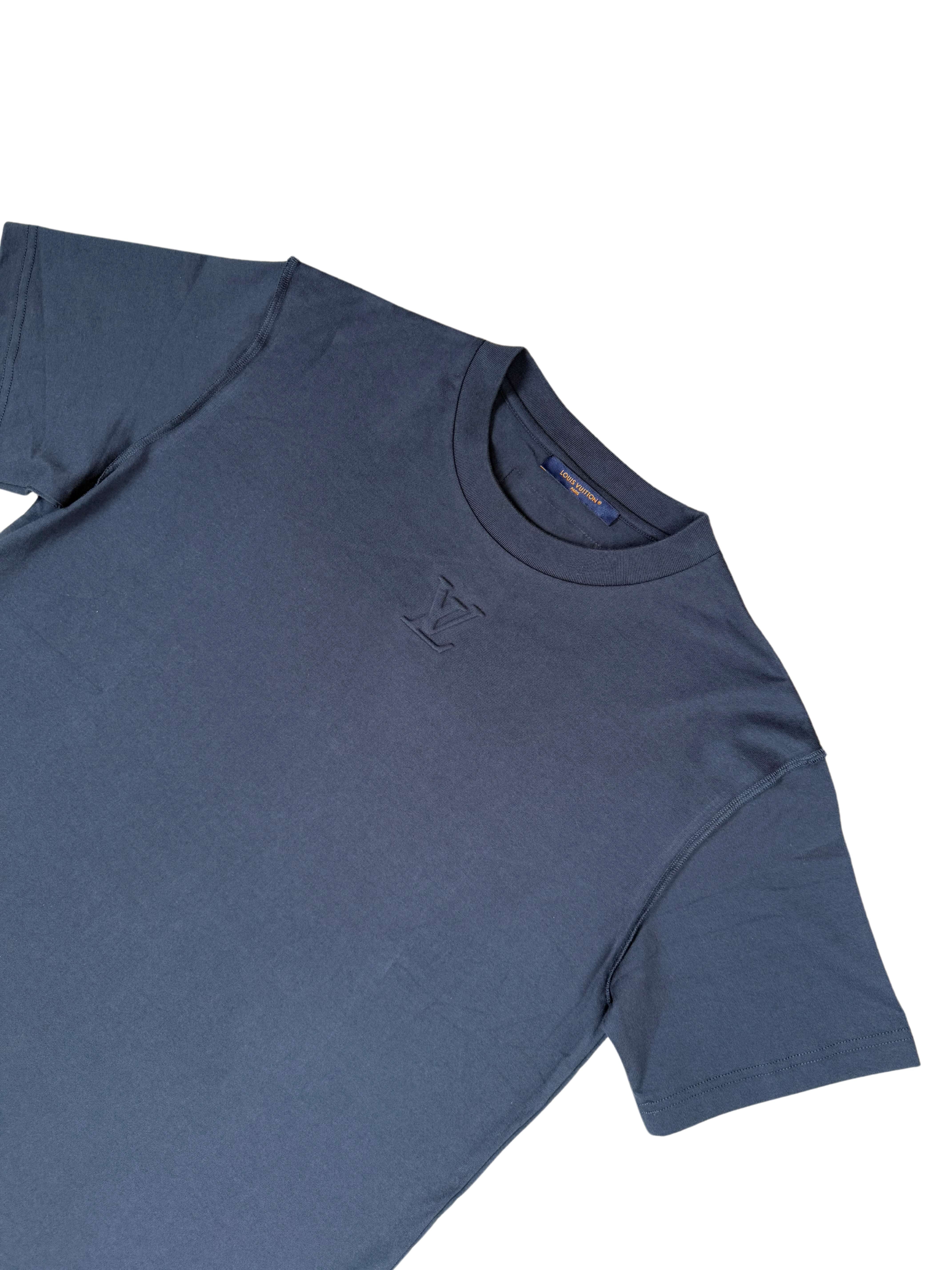 Louis Vuitton Embossed T-Shirt - Navy