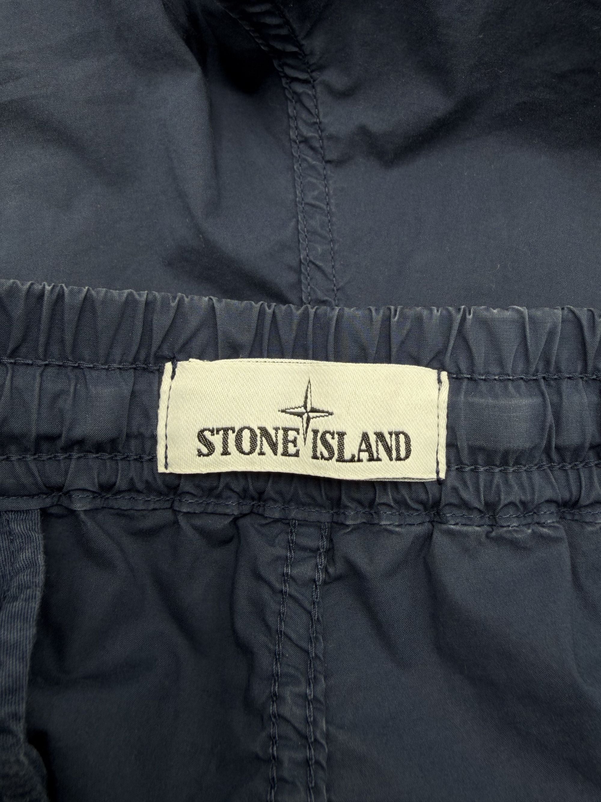 Stone Island Badge Cargo Trousers - Navy Blue Stone Island