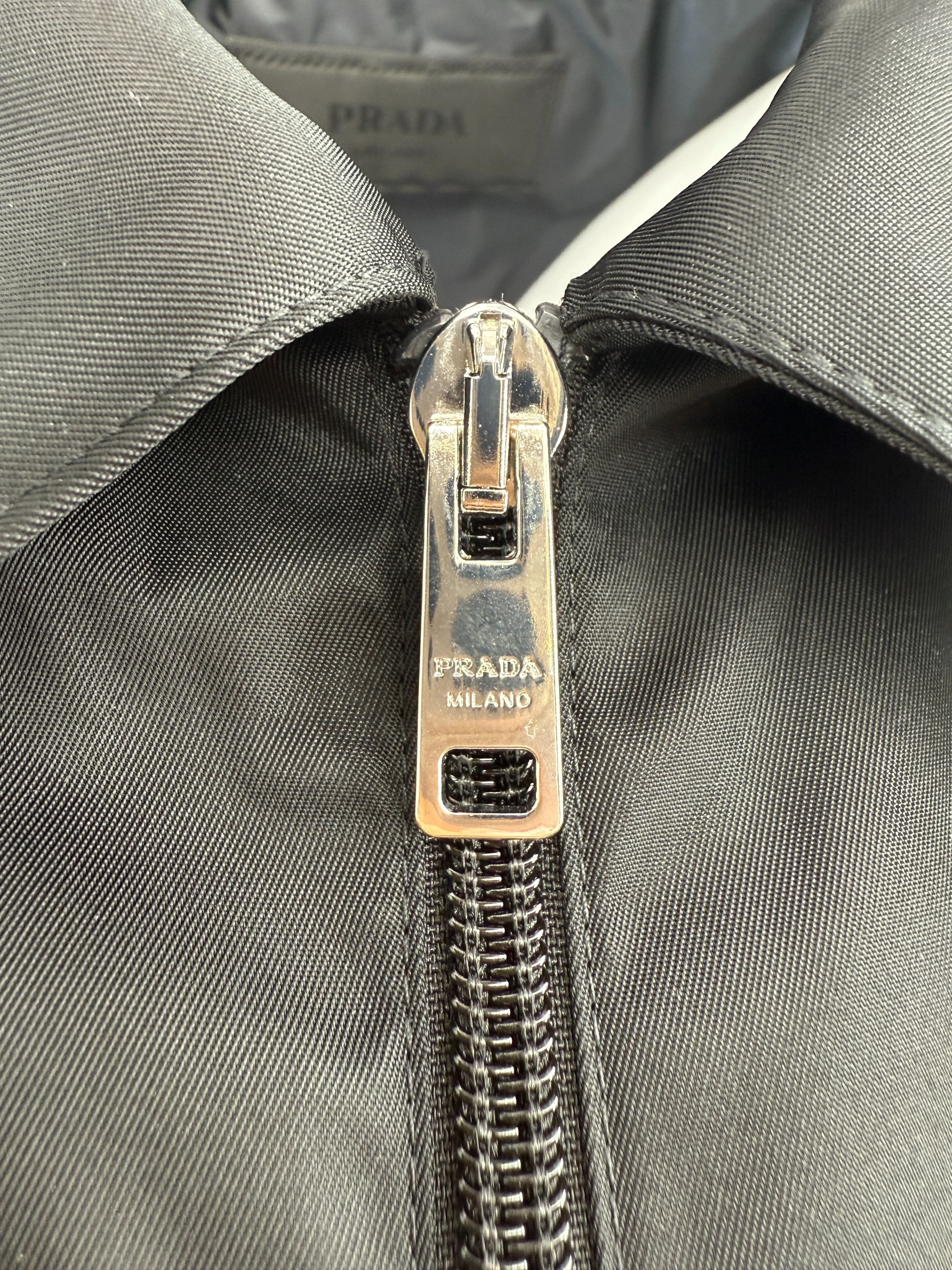 Prada Re-Nylon Blouson Jacket - Black Prada
