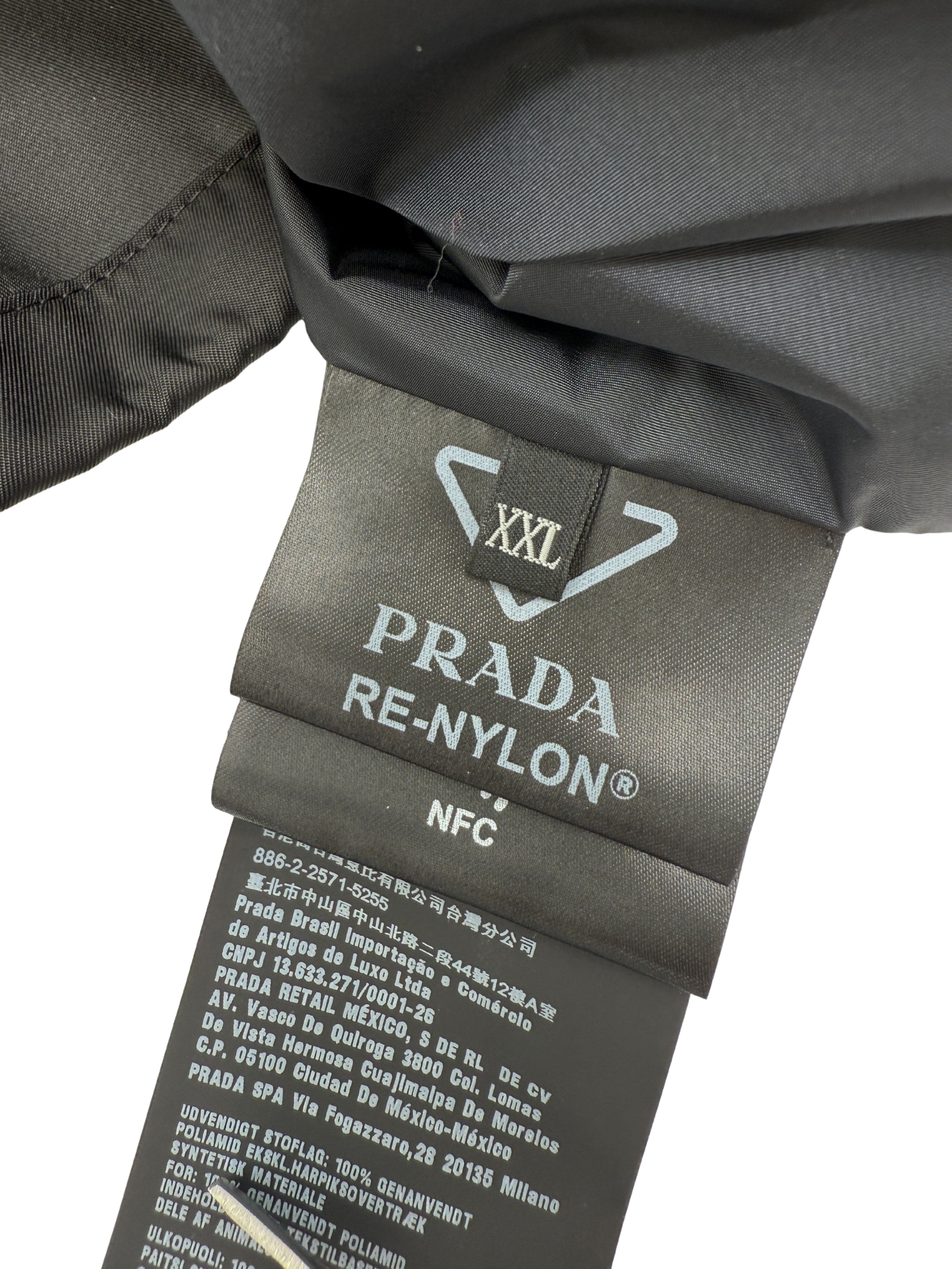 Prada Re-Nylon Blouson Jacket - Black Prada
