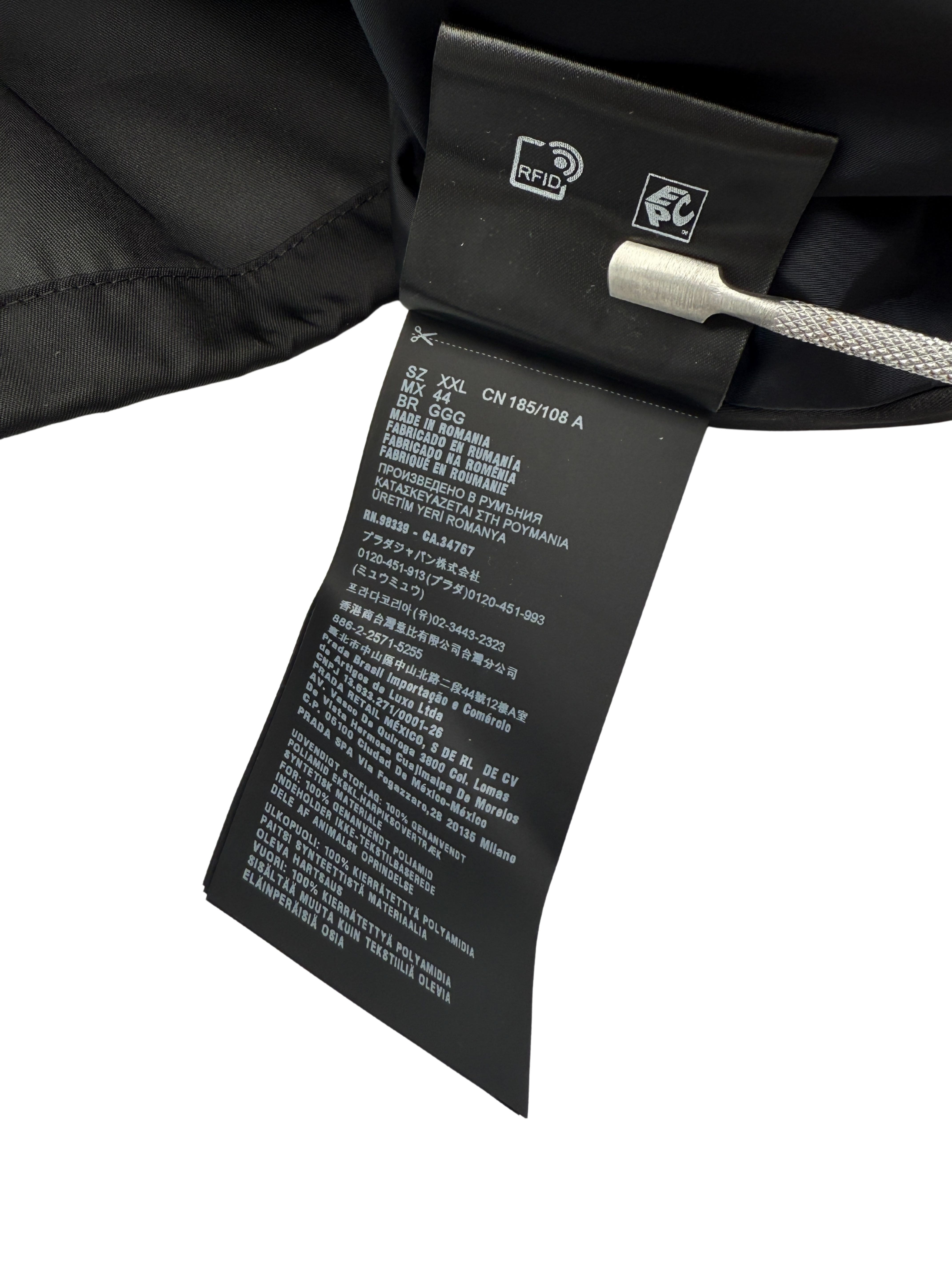 Prada Re-Nylon Blouson Jacket - Black Prada
