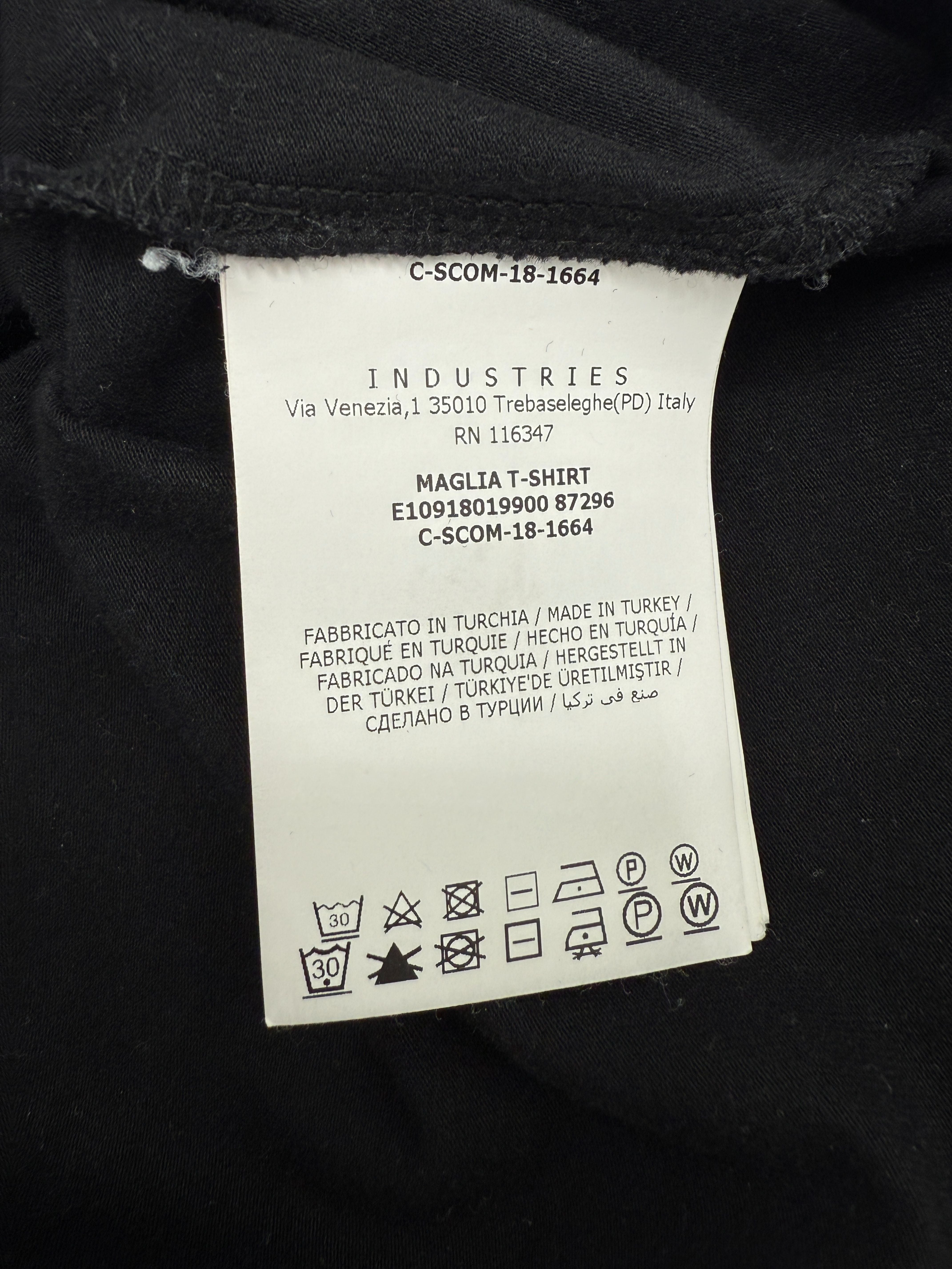 Moncler Tricolour-Trimmed Cotton T-Shirt - Black Moncler