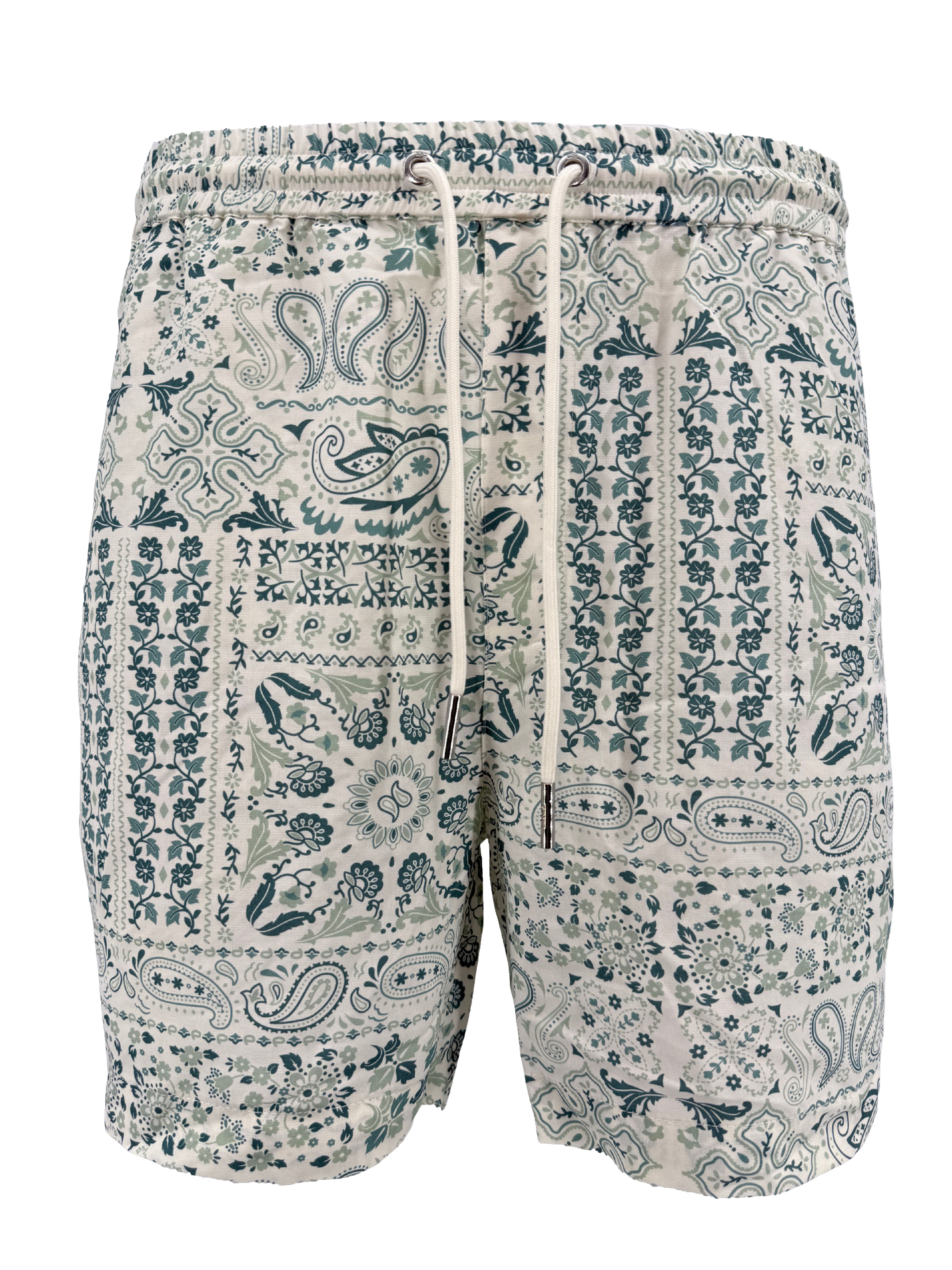 KITH Silk Bandana Shorts - White KITH