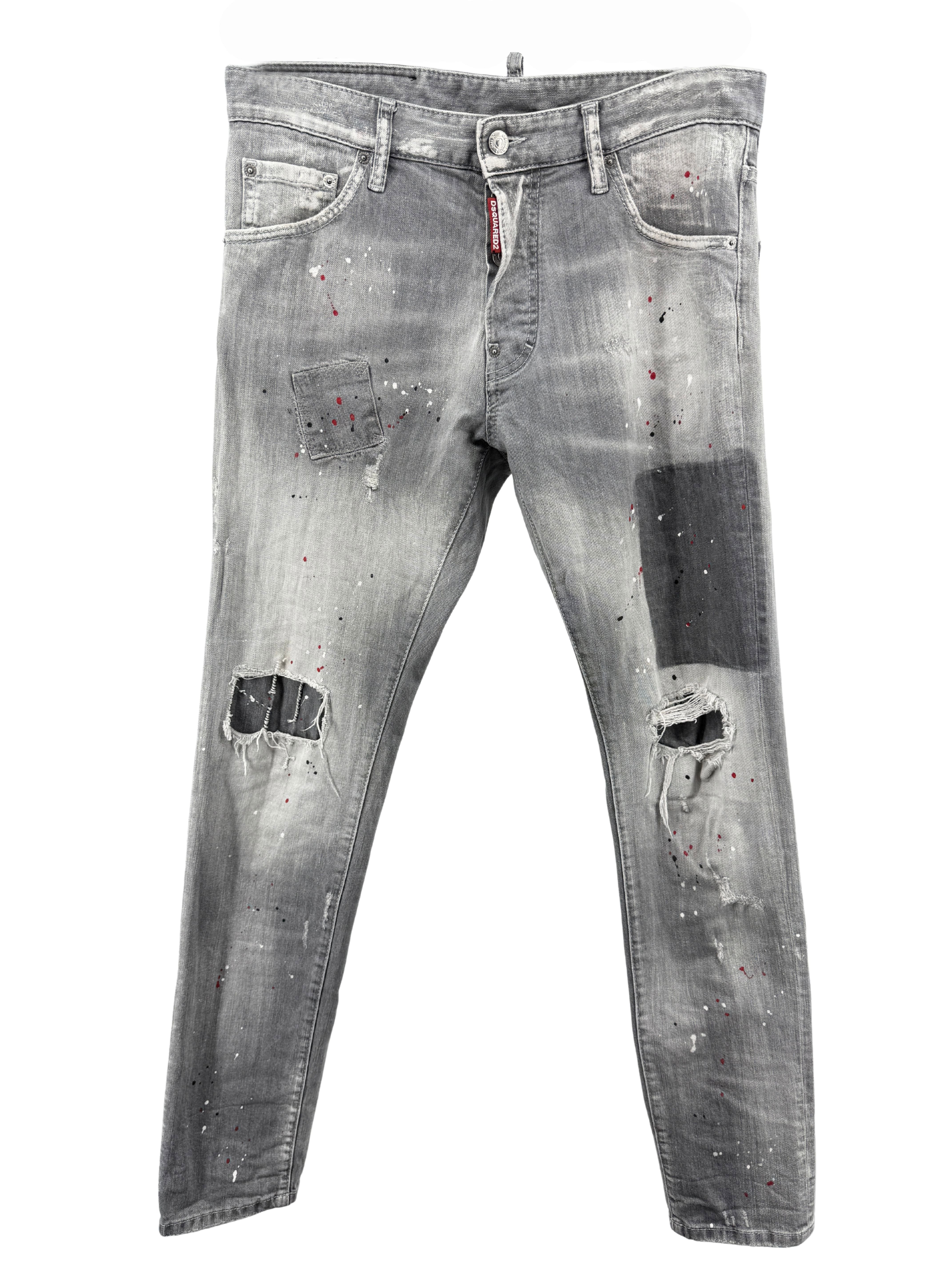 Dsquared2 Distressed Cool Guy Jeans - Grey Dsquared2
