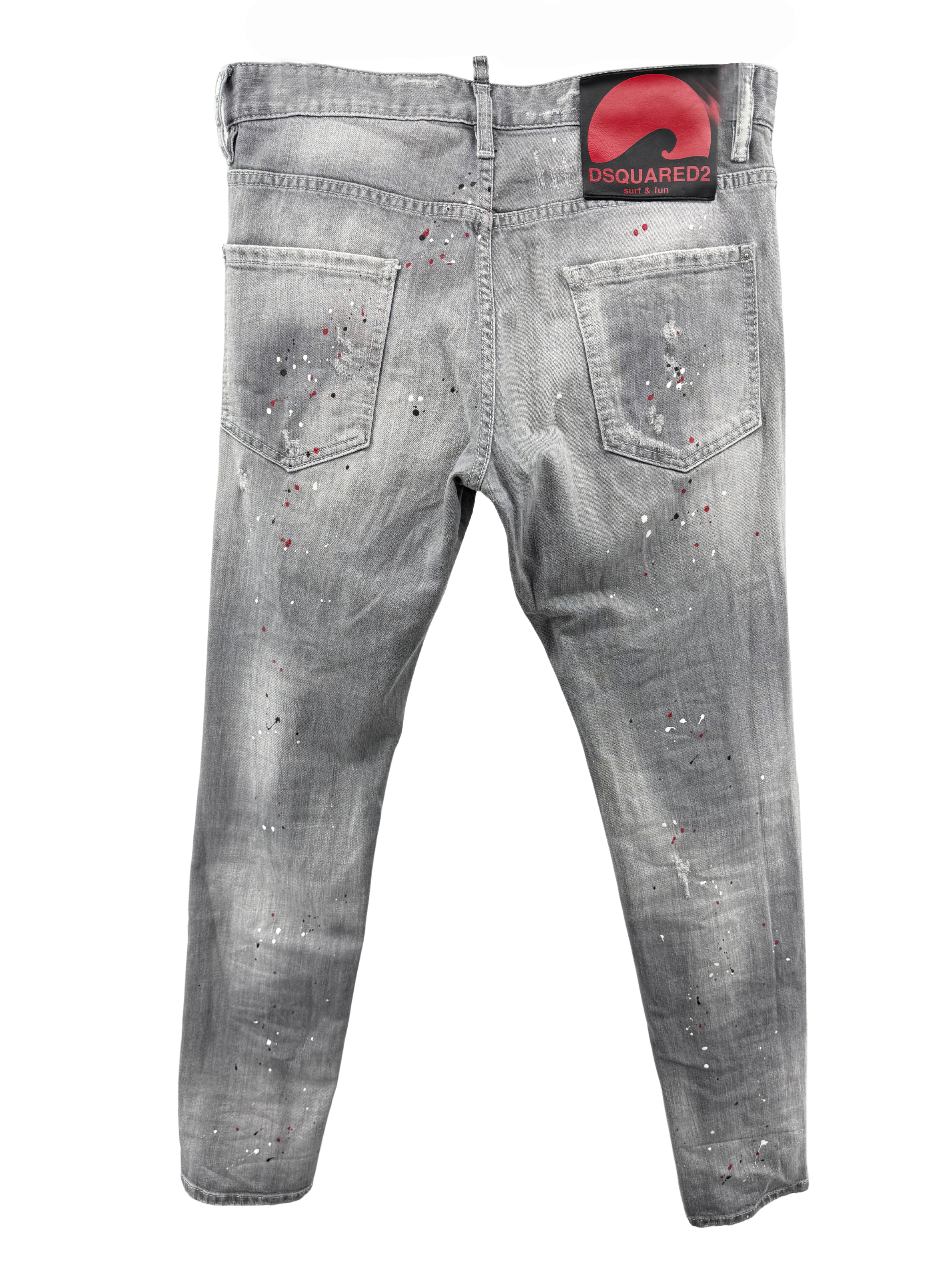 Dsquared2 Distressed Cool Guy Jeans - Grey Dsquared2