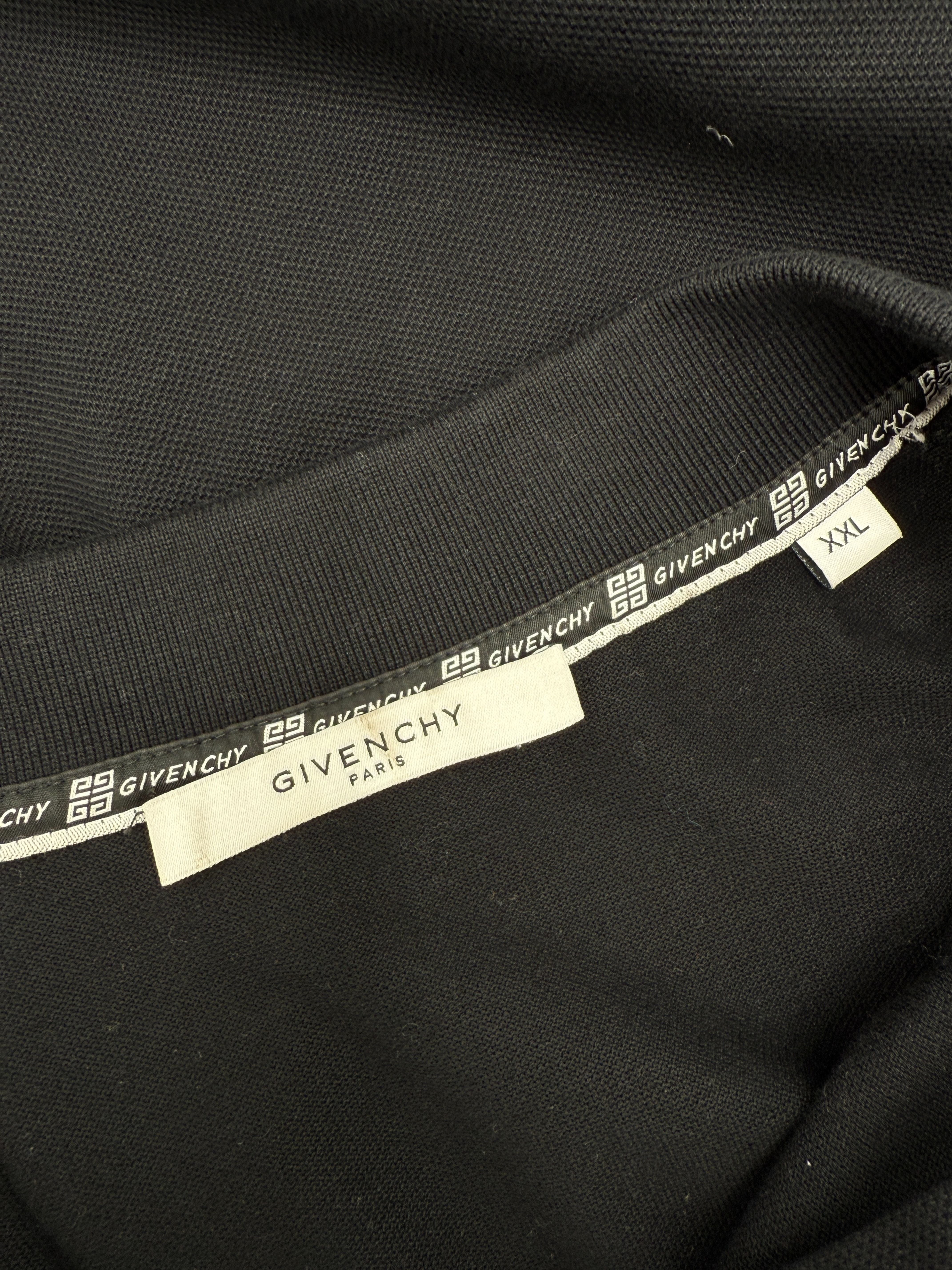 Givenchy Reverse Logo Polo Shirt - Black Givency