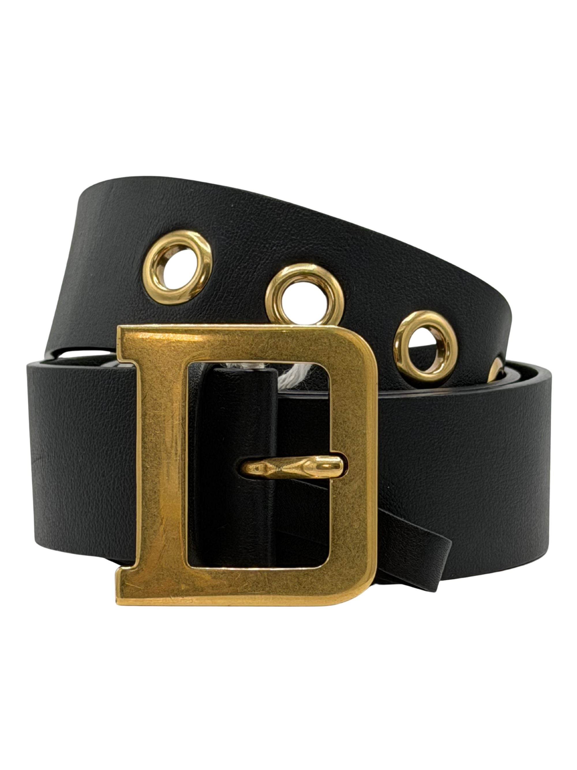 Dior Diorquake Basic Calfskin Belt - Black Dior