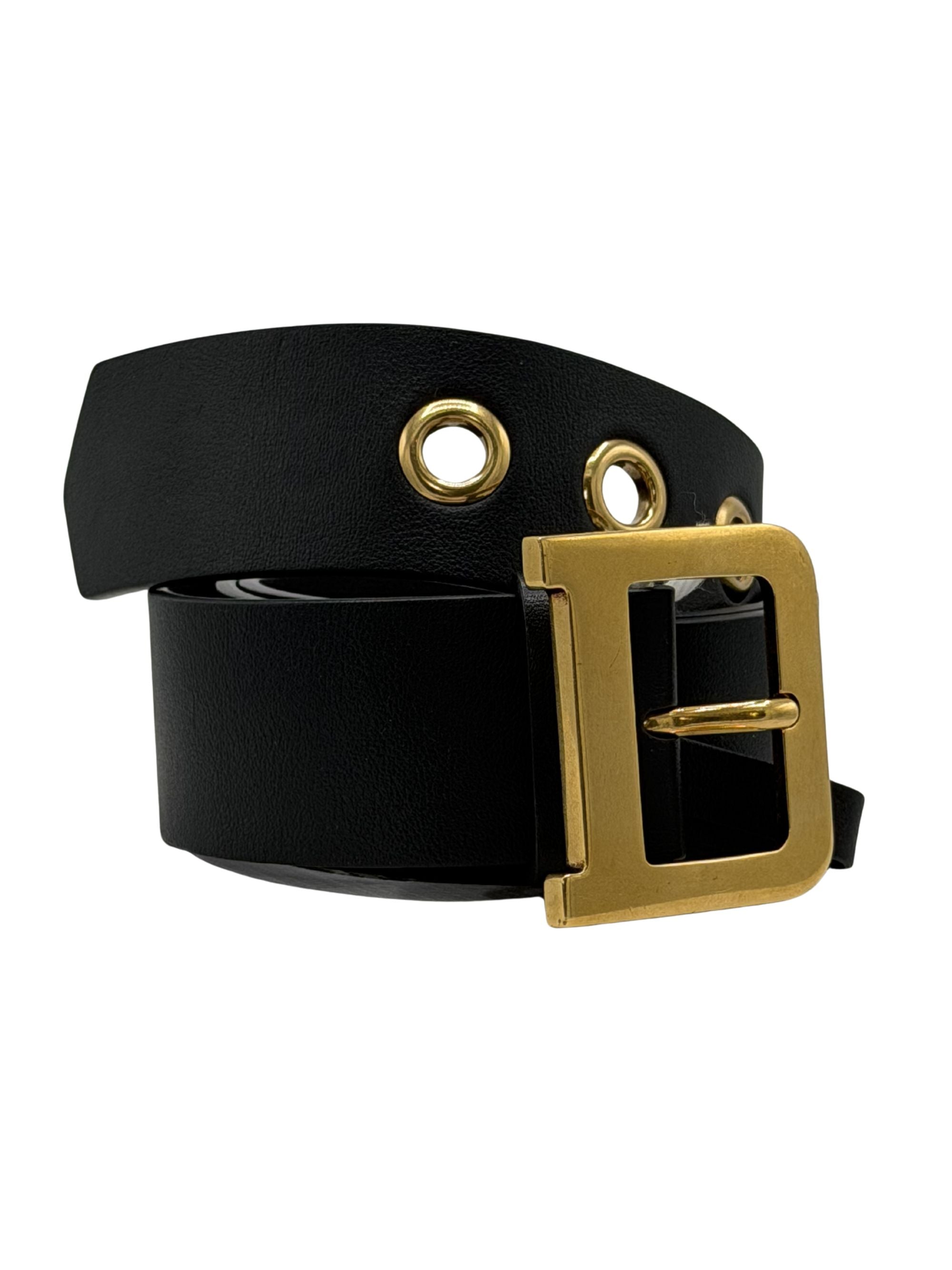 Dior Diorquake Basic Calfskin Belt - Black Dior