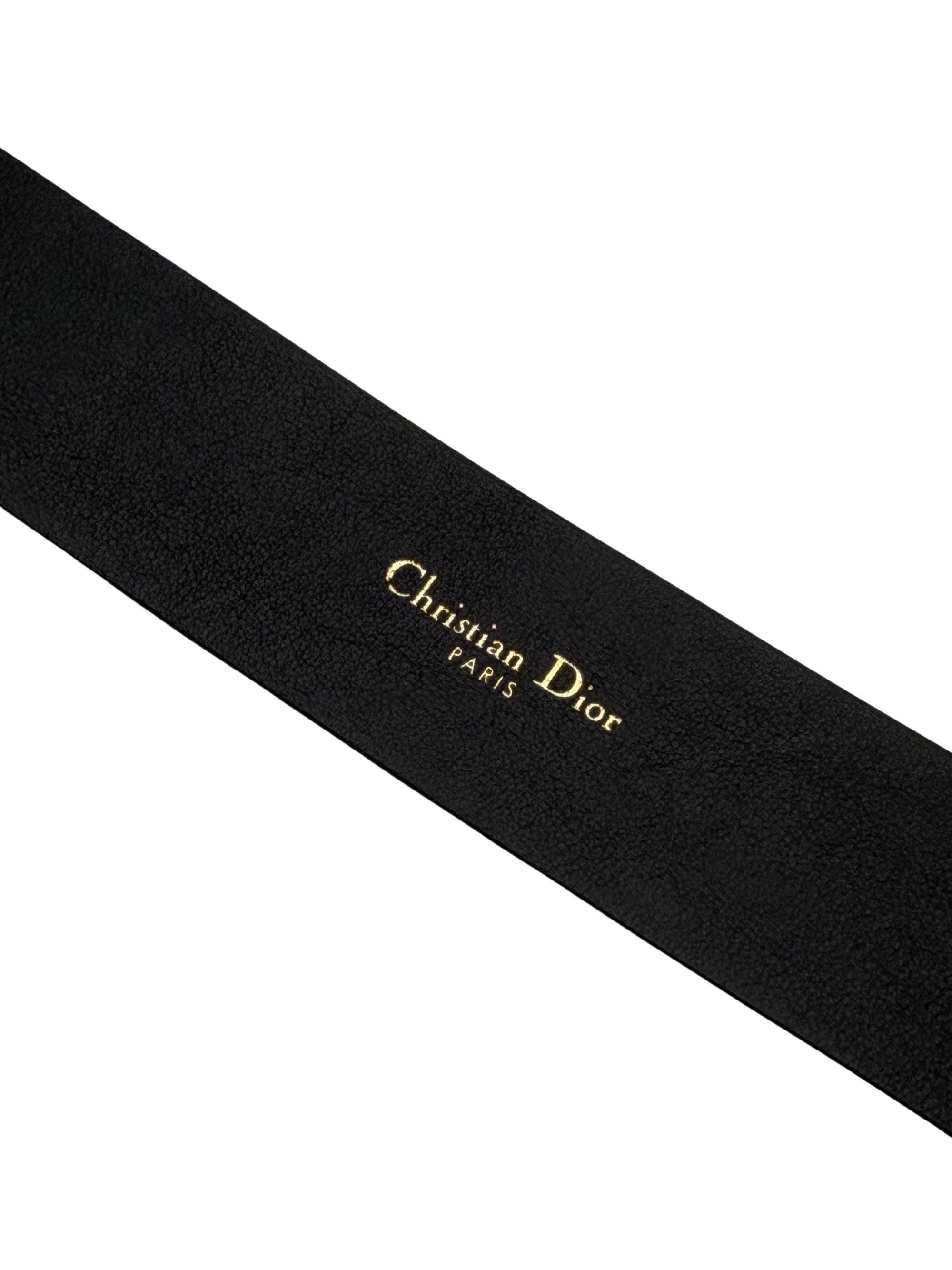 Dior Diorquake Basic Calfskin Belt - Black Dior