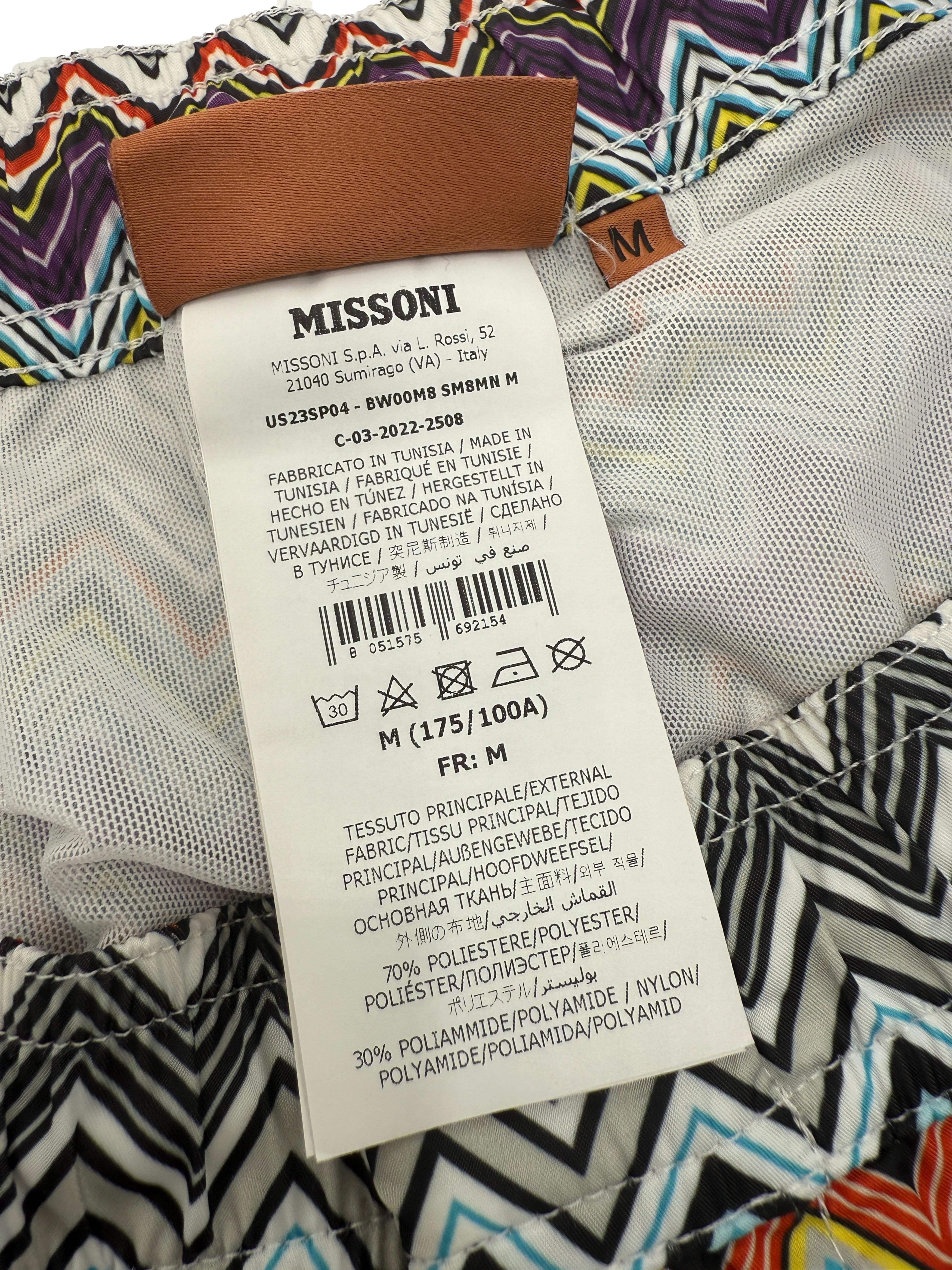 Missoni Zigzag Swim Shorts - Grey Missoni