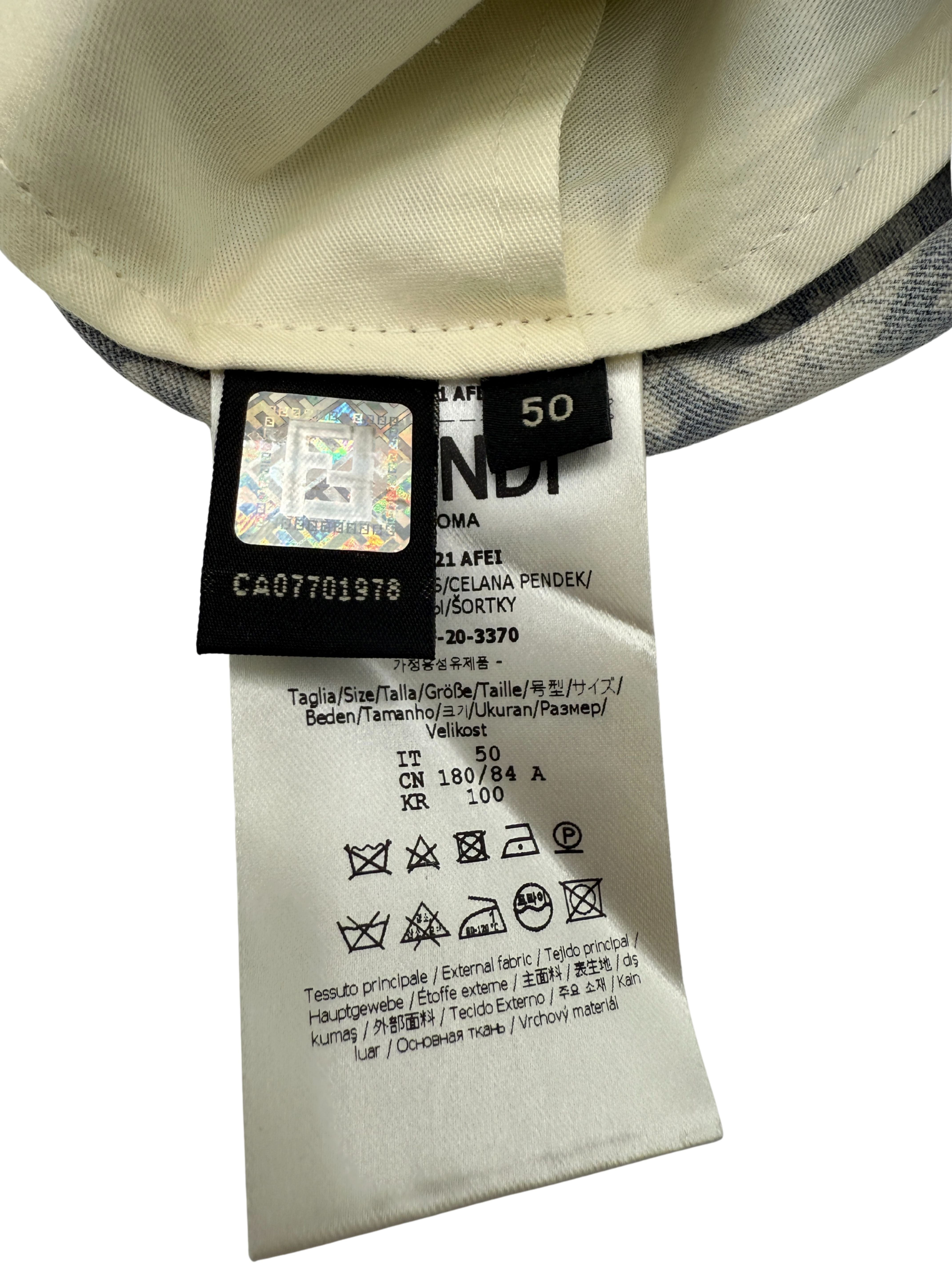 Fendi Logo Print Shorts - Beige Fendi