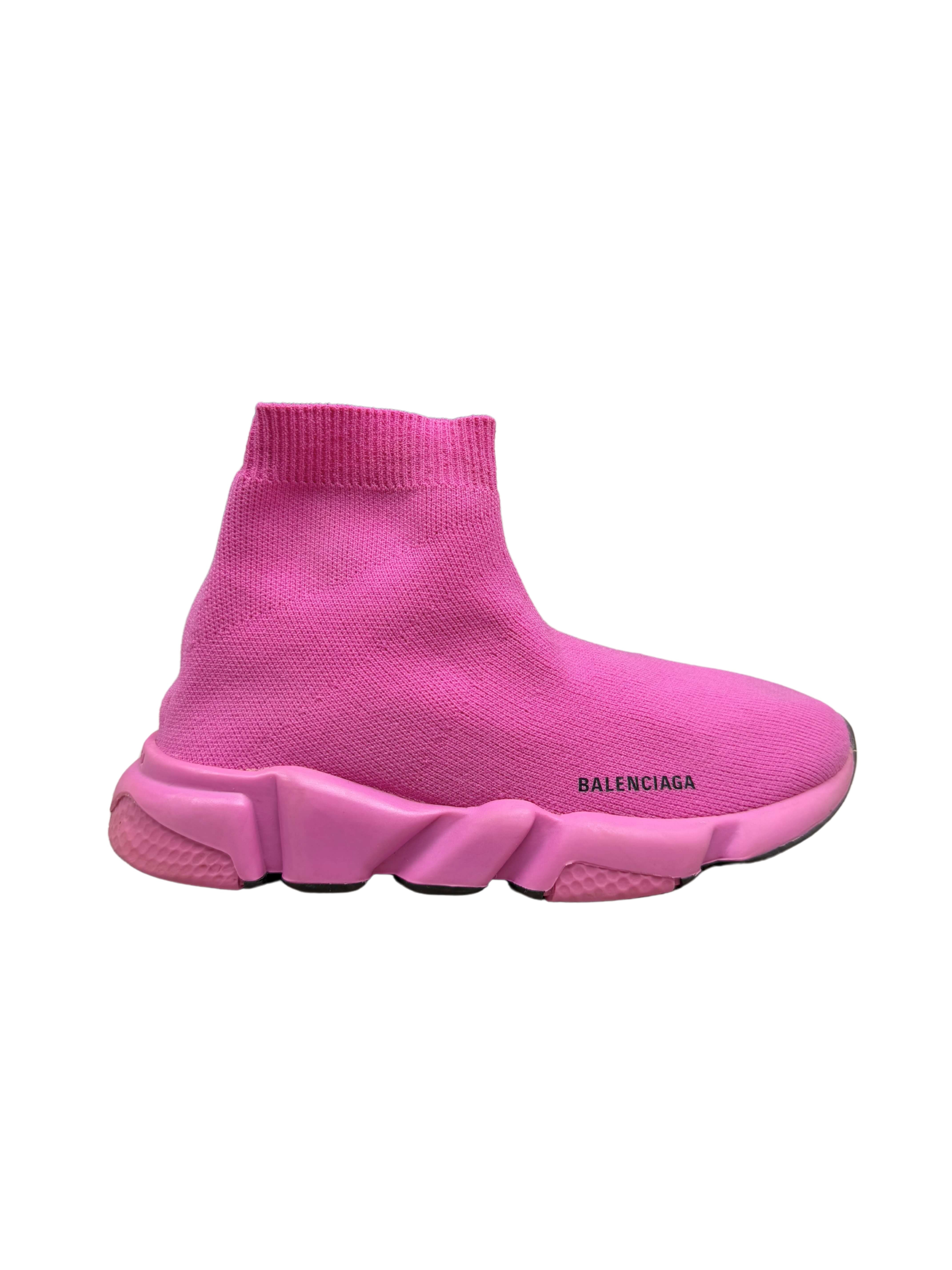 KIDS - Balenciaga Speed Trainers - Pink Balenciaga
