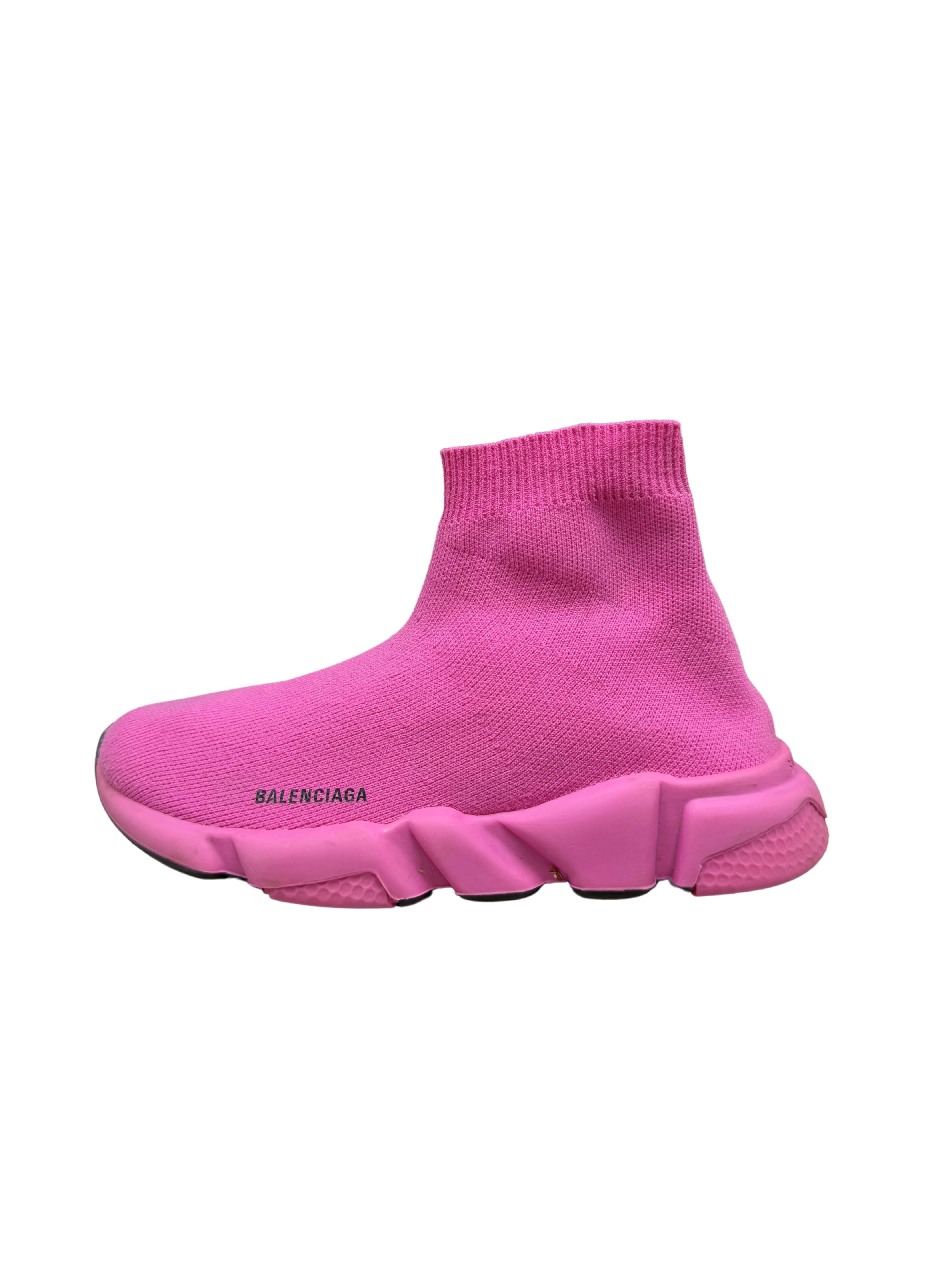 KIDS - Balenciaga Speed Trainers - Pink Balenciaga