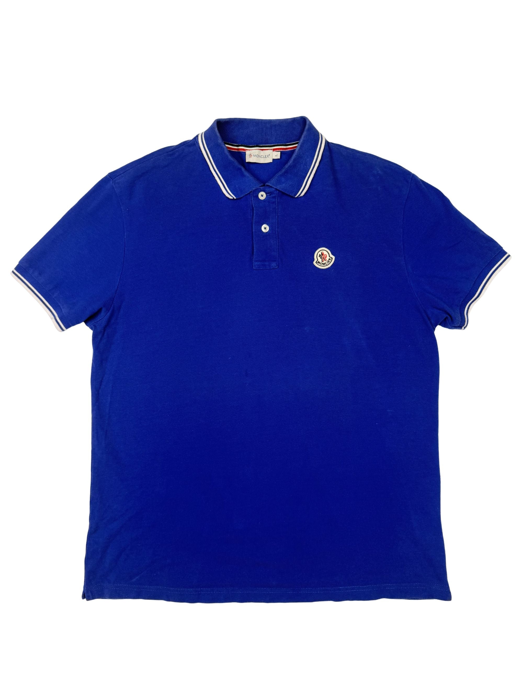 Moncler Badge Polo - Purple Moncler