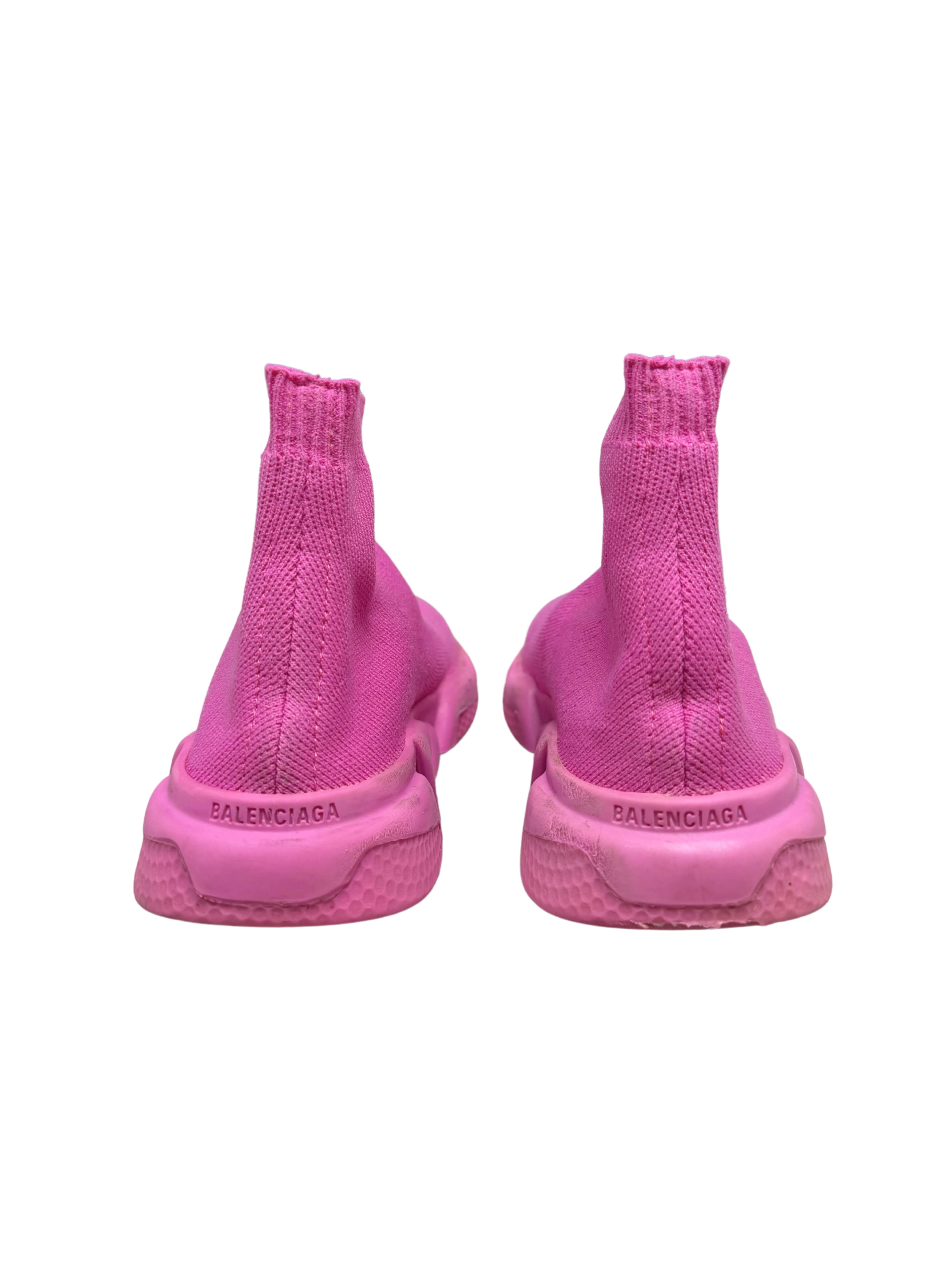 KIDS - Balenciaga Speed Trainers - Pink Balenciaga