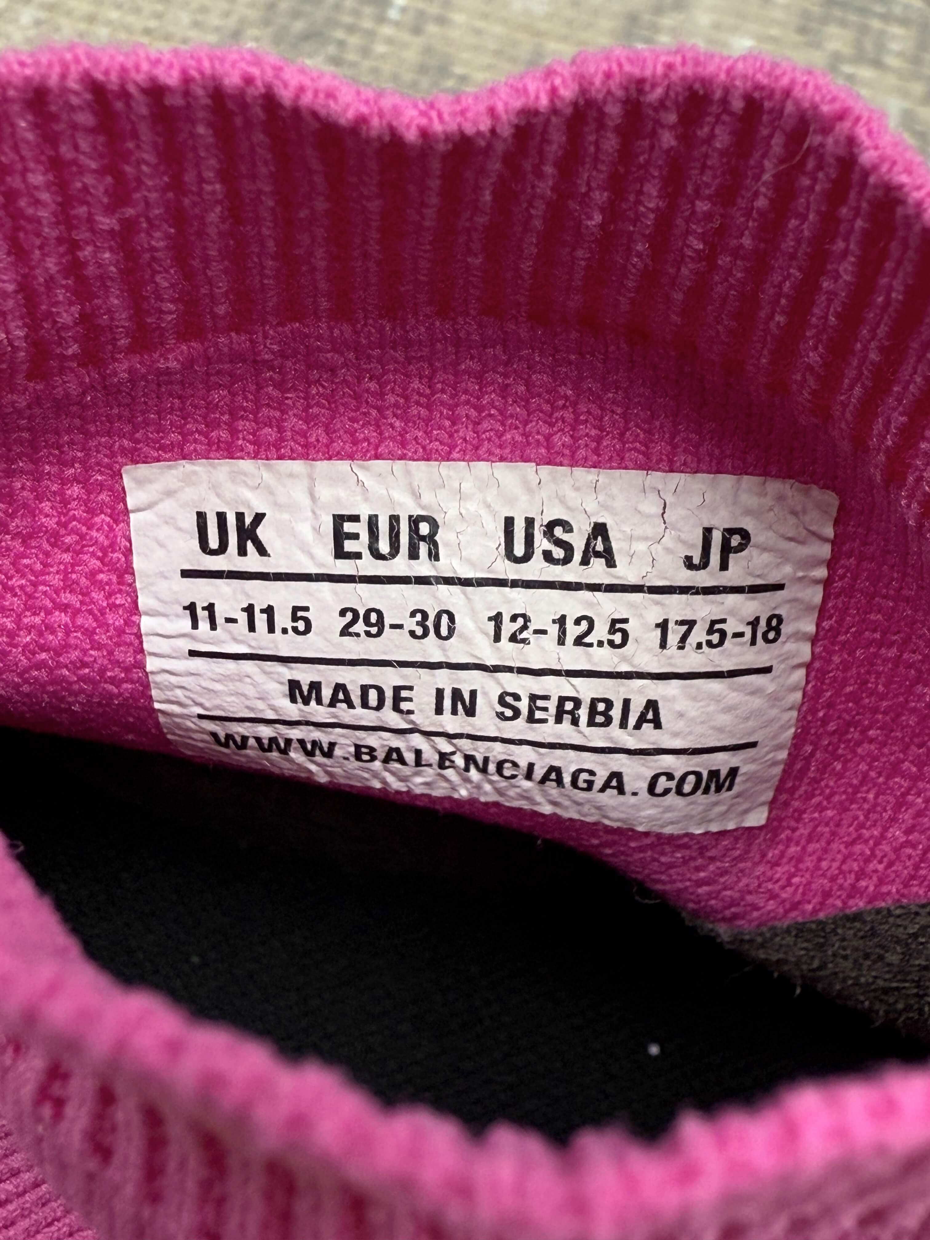 KIDS - Balenciaga Speed Trainers - Pink Balenciaga