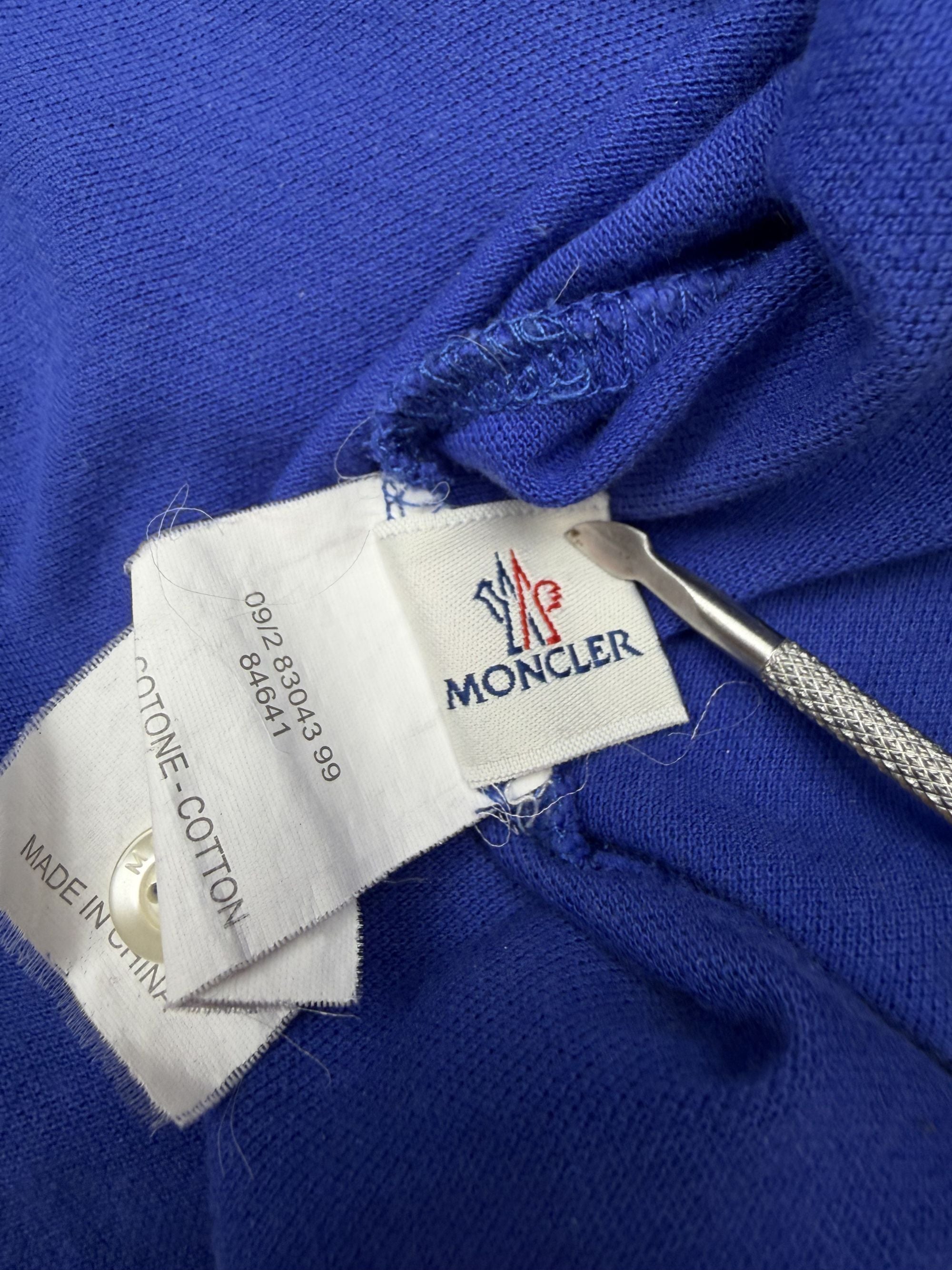 Moncler Badge Polo - Purple Moncler