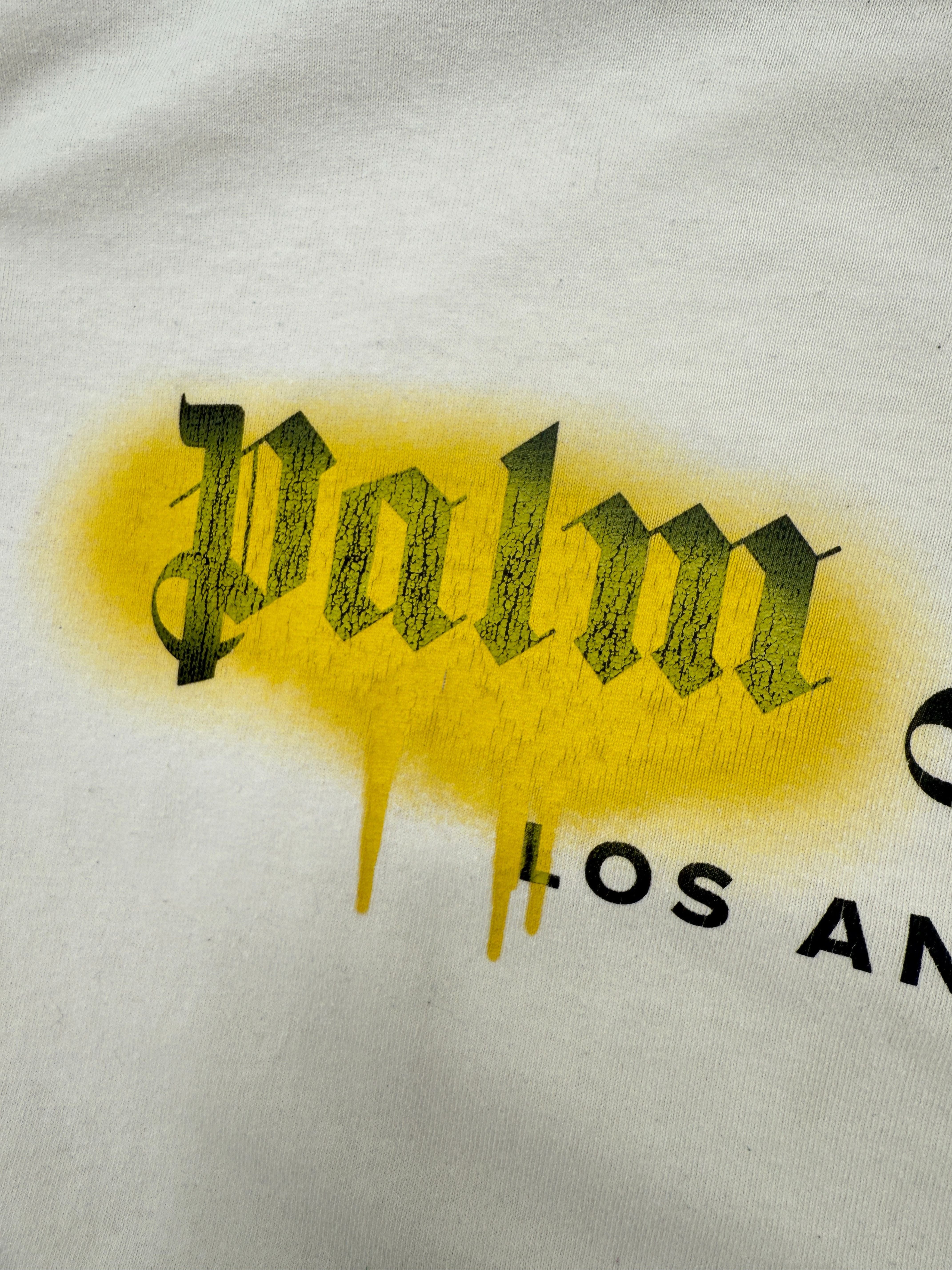 Palm Angels LA Spray T-Shirt - White Palm Angels