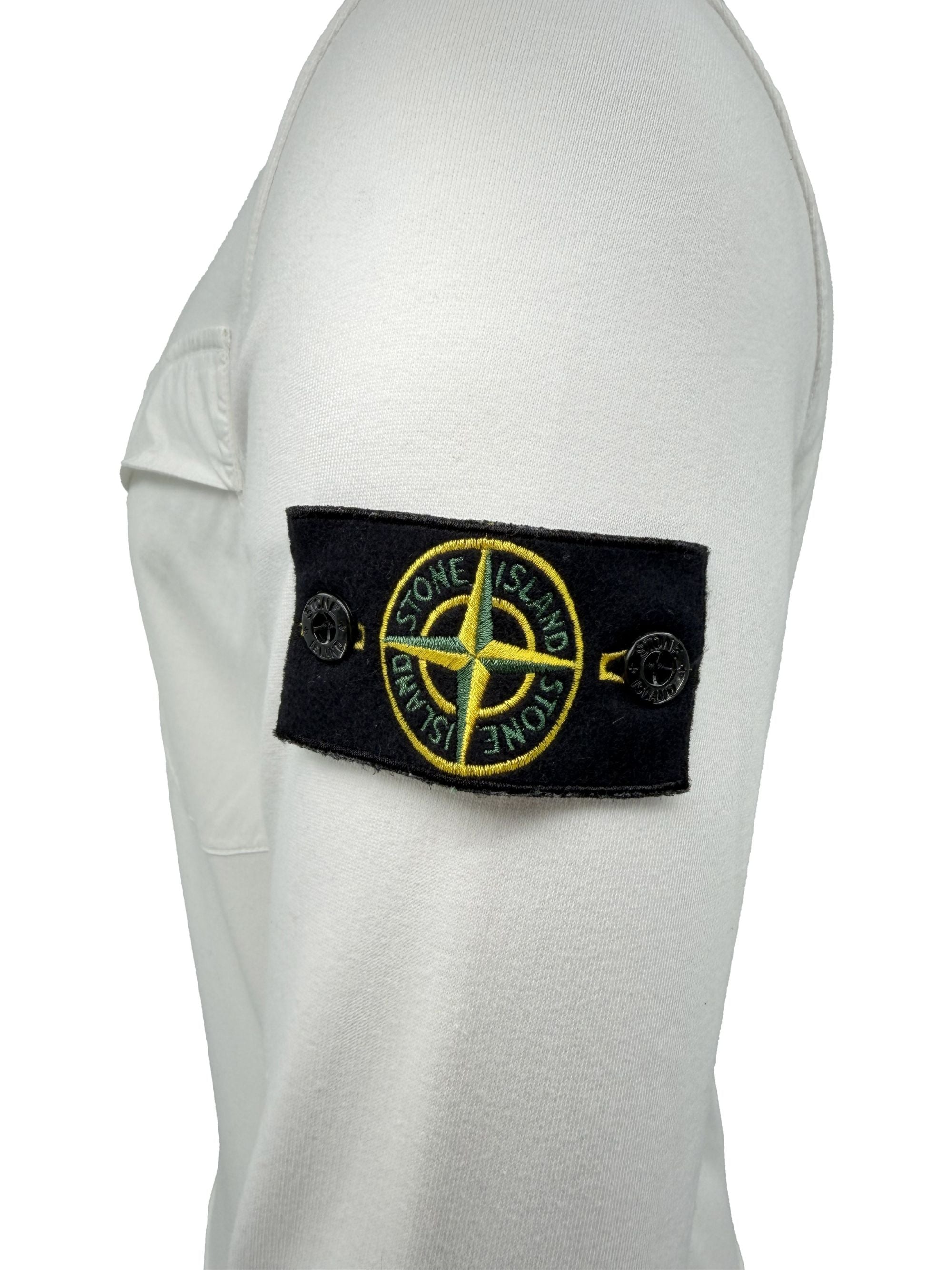 Stone Island Pocket Detail Sweatshirt - White Stone Island