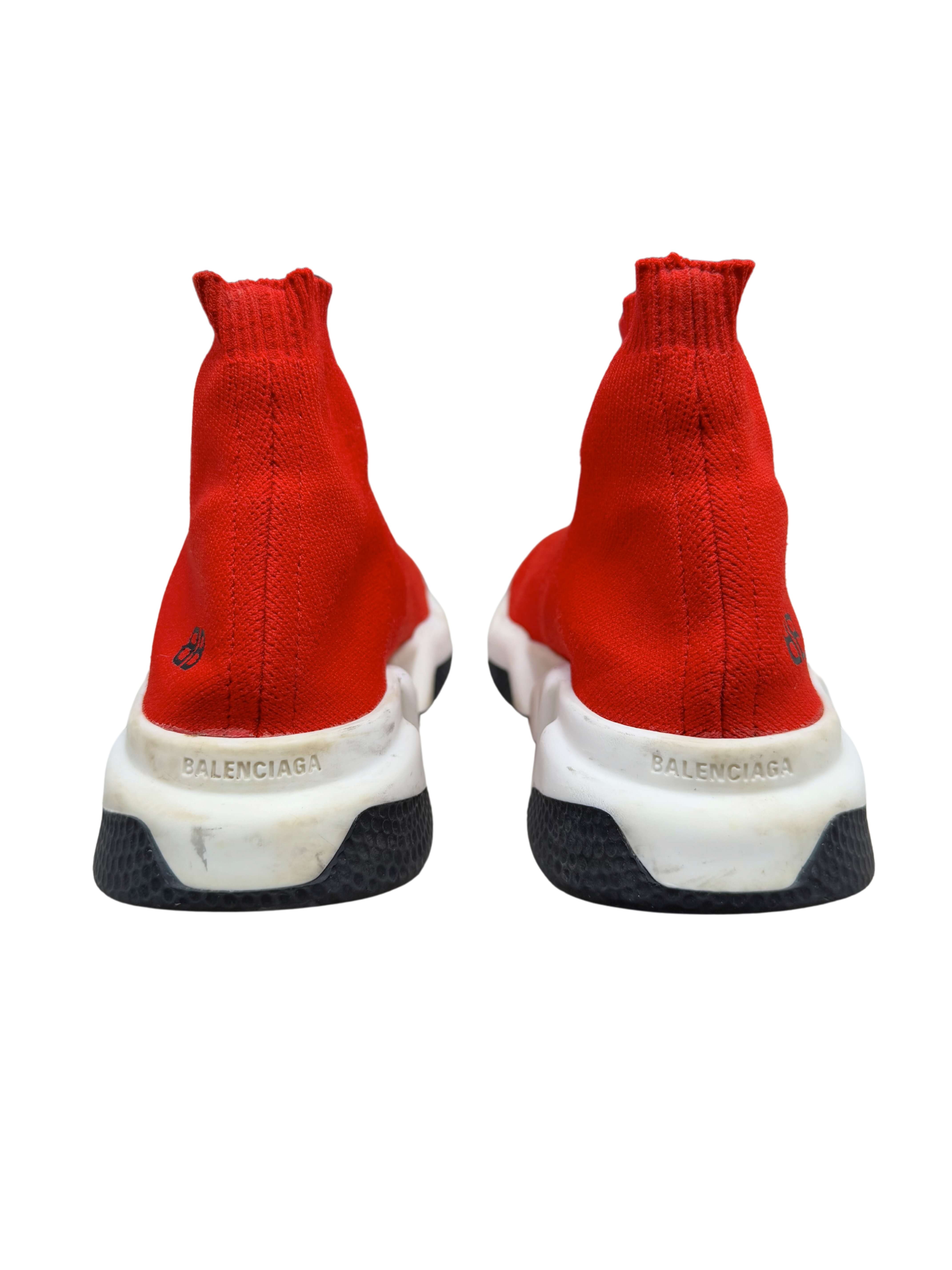 WOMEN'S - Balenciaga Speed Trainers - Red