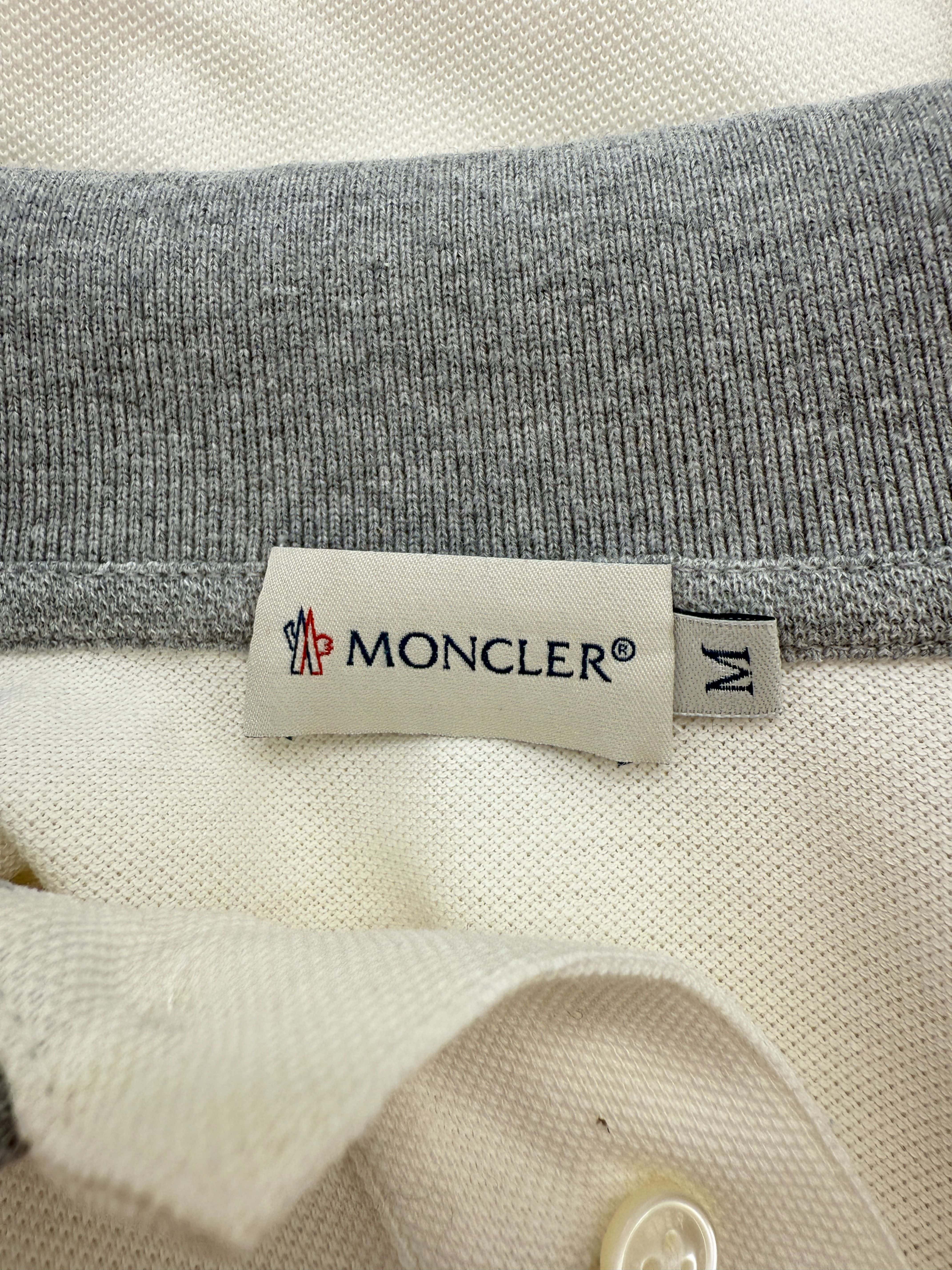 Moncler Logo Polo Shirt - White Moncler