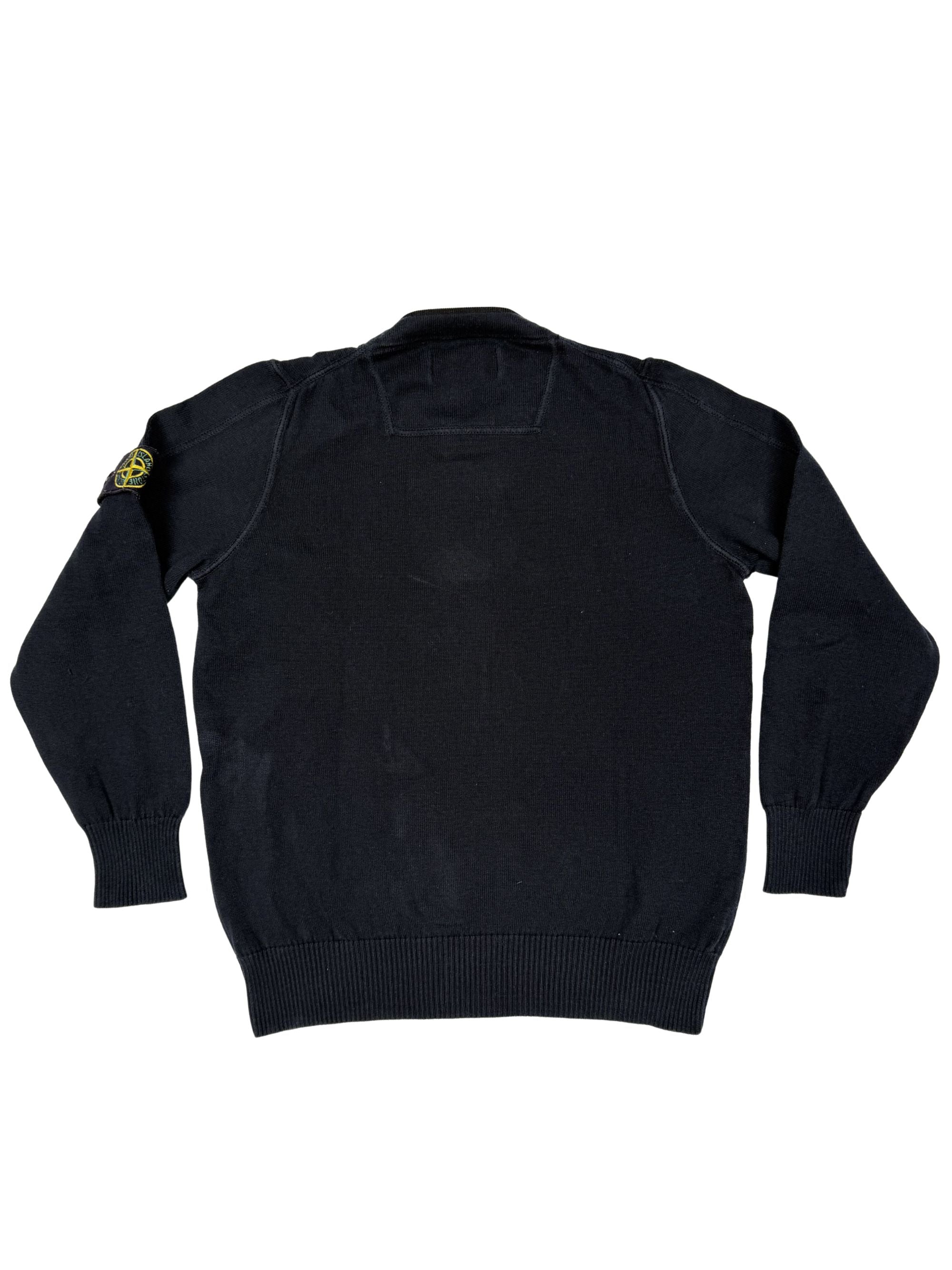 Stone Island Junior Badge Sweatshirt - Navy Stone Island