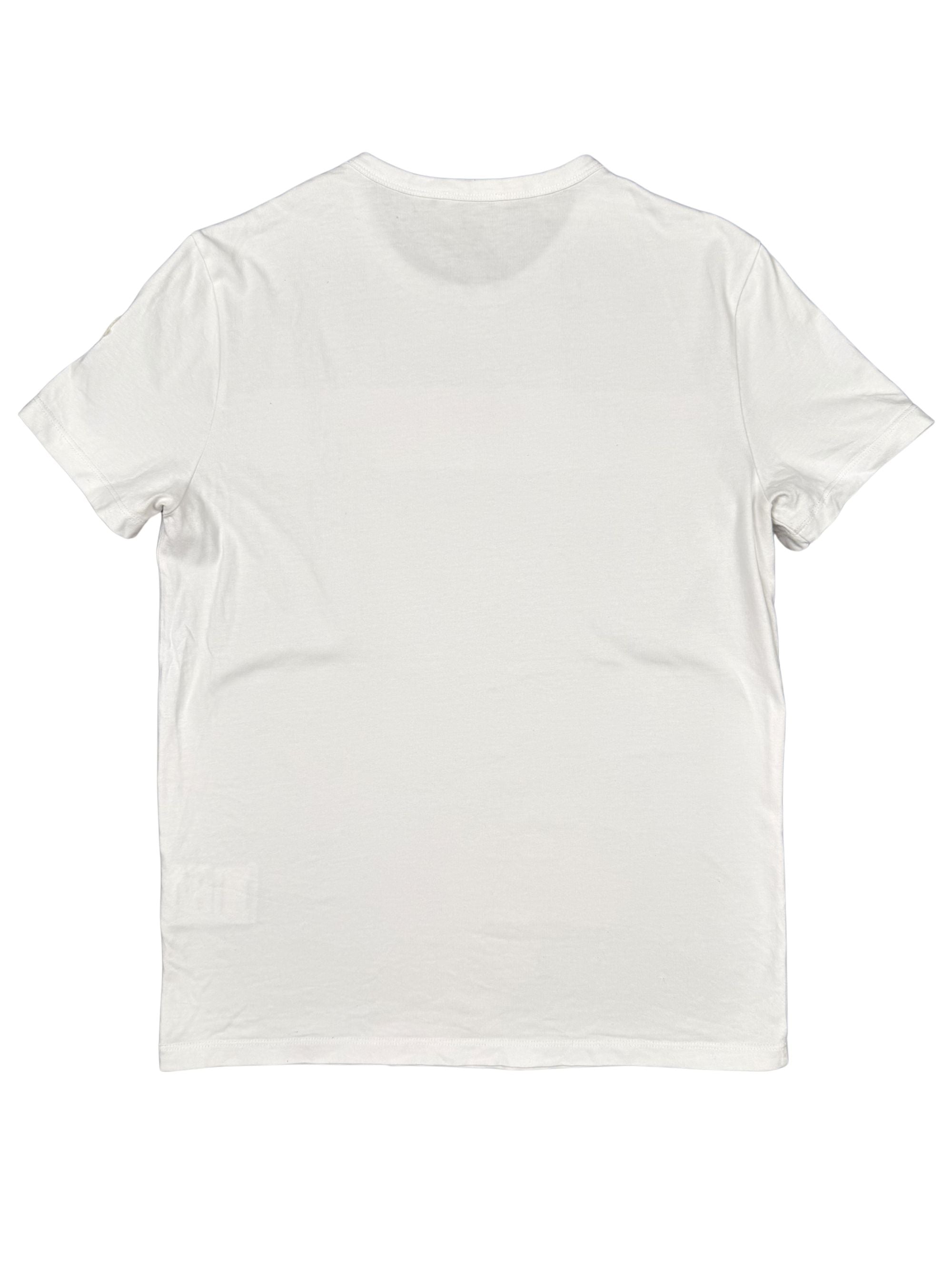 Moncler Logo Print T-Shirt - White Moncler