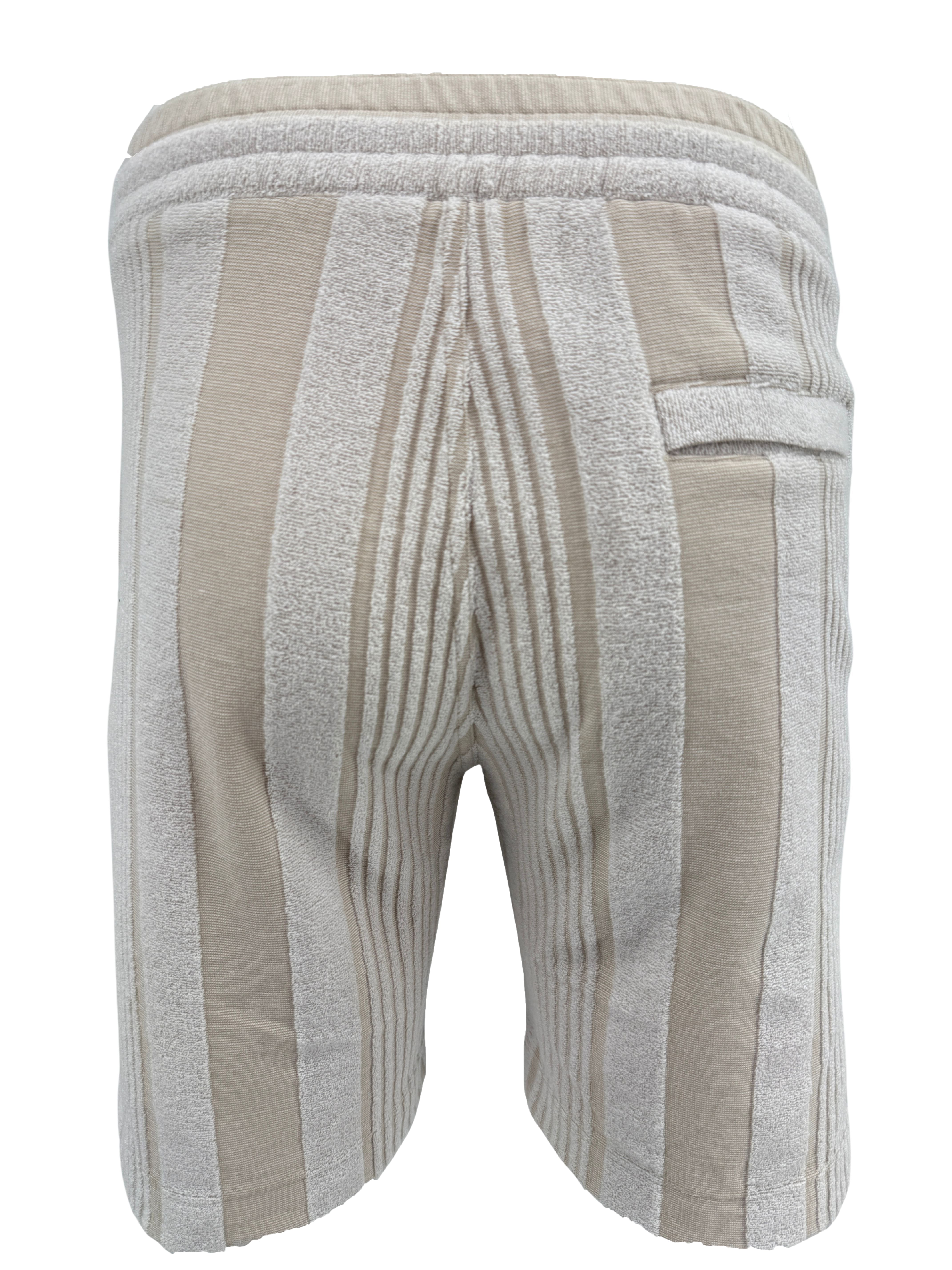 Givenchy Stripe Towelling Shorts - Beige Givenchy