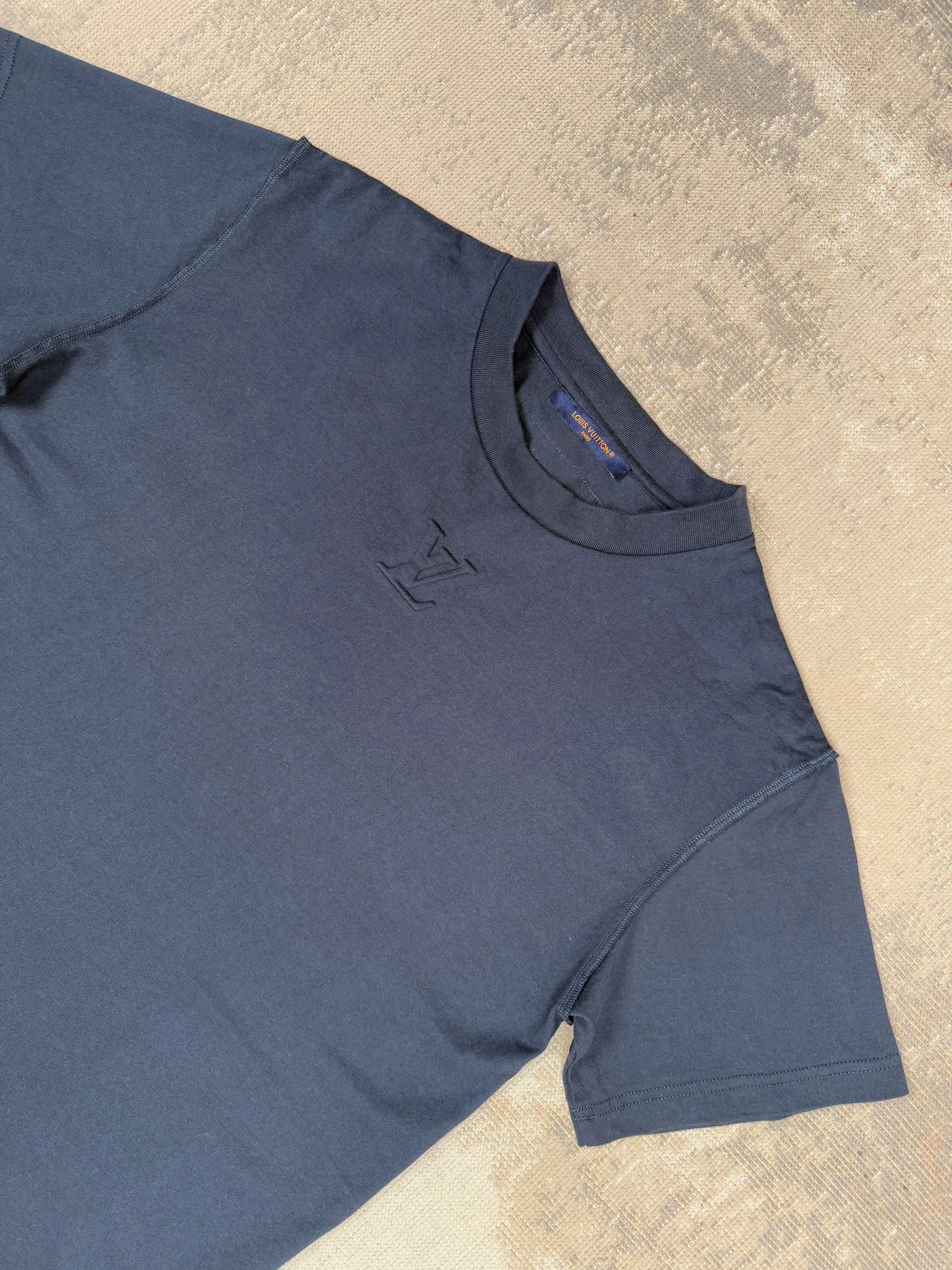Louis Vuitton Embossed T-Shirt - Navy Louis Vuitton