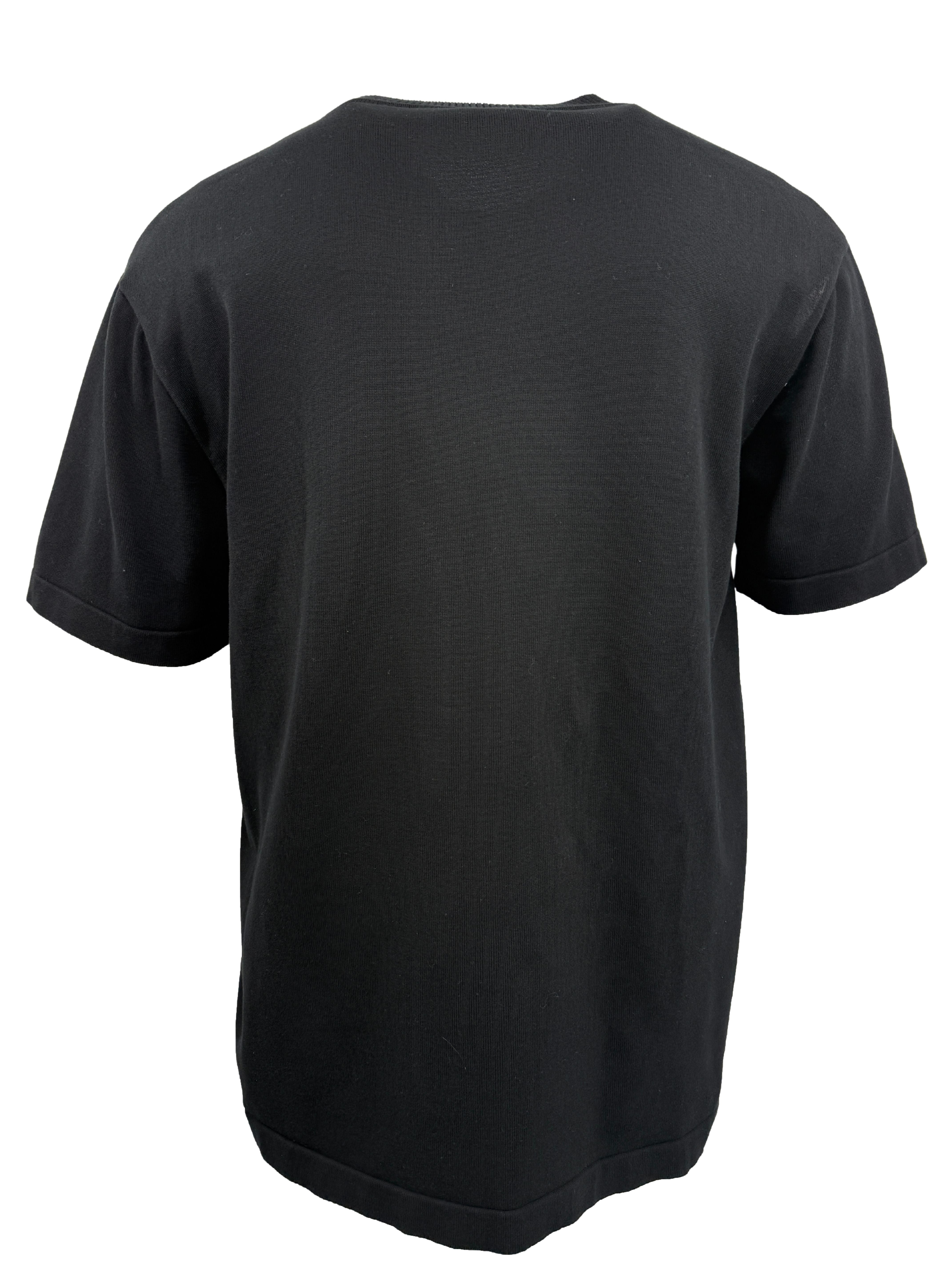 Louis Vuitton Signature Knit Crewneck T-Shirt - Black Louis Vuitton