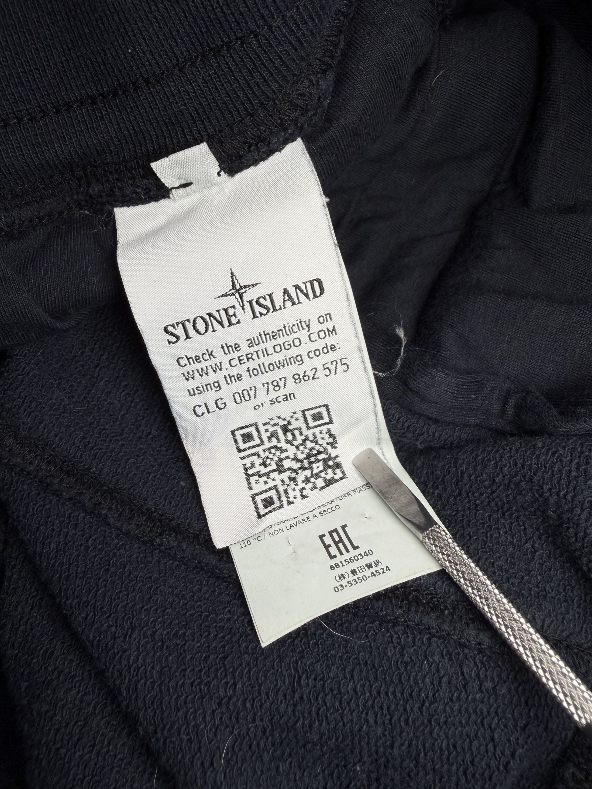 Stone Island Badge Joggers - Navy Stone Island