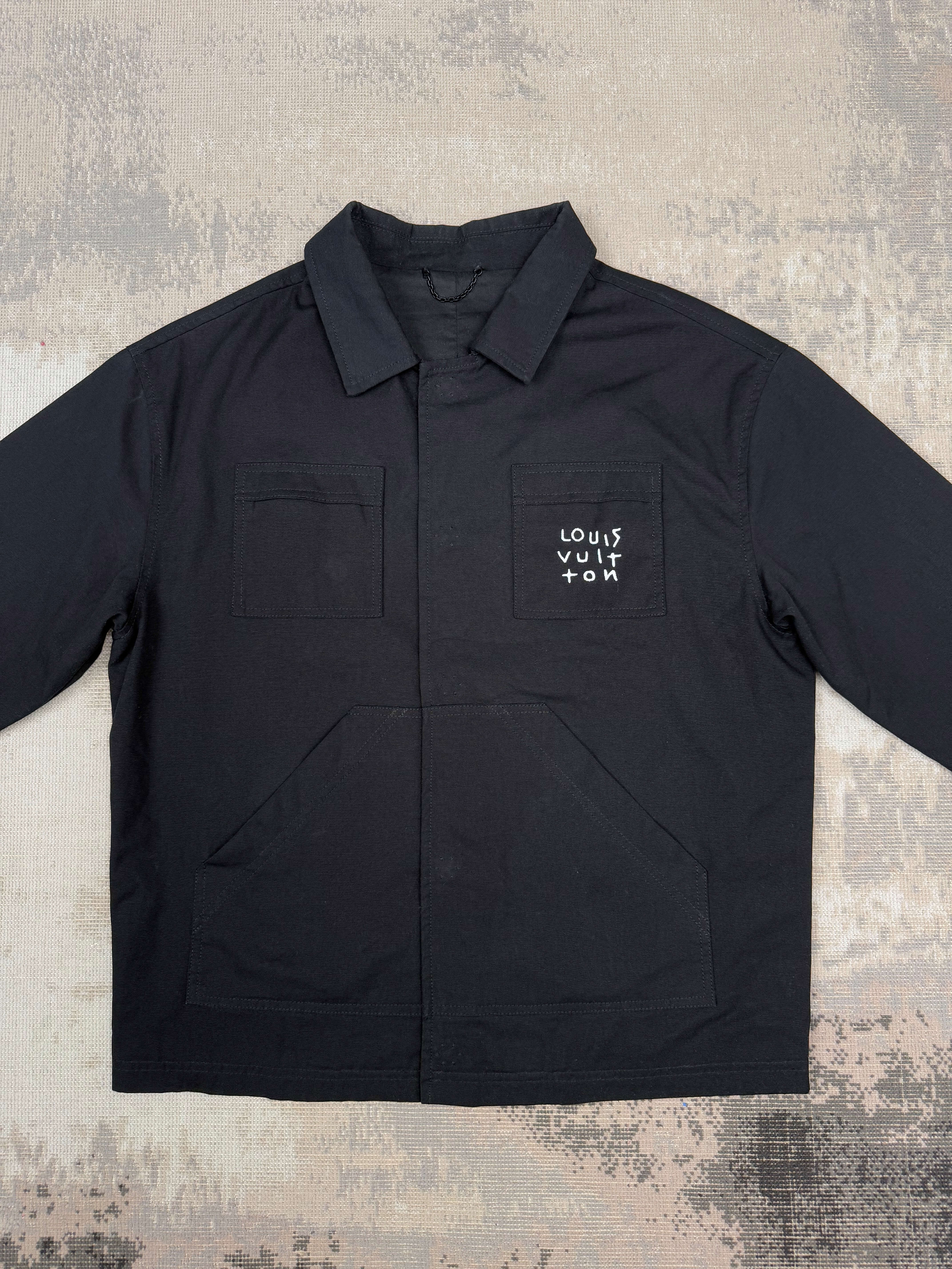 Louis Vuitton Scatter Logo Jacket - Black Louis Vuitton