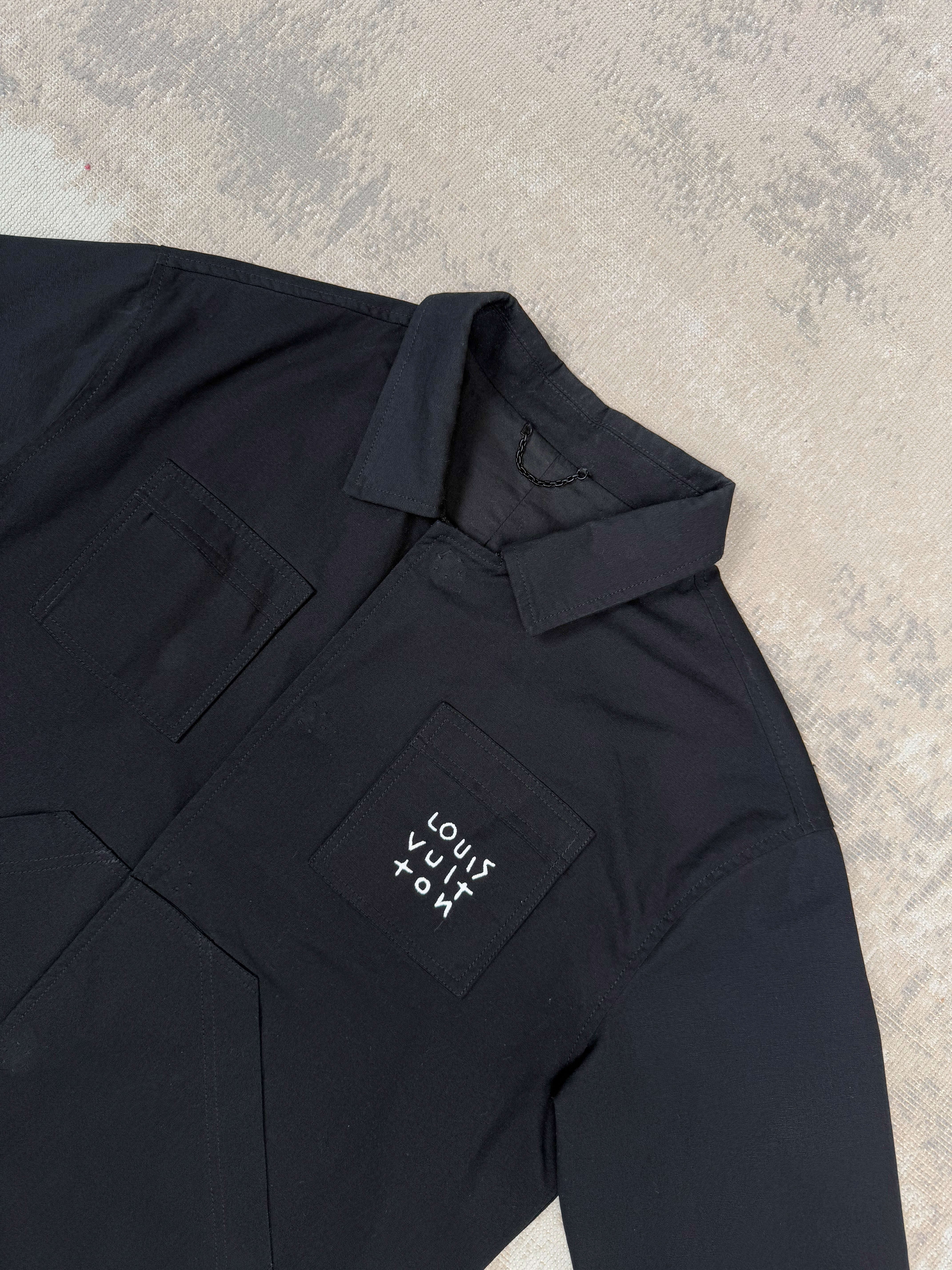 Louis Vuitton Scatter Logo Jacket - Black Louis Vuitton
