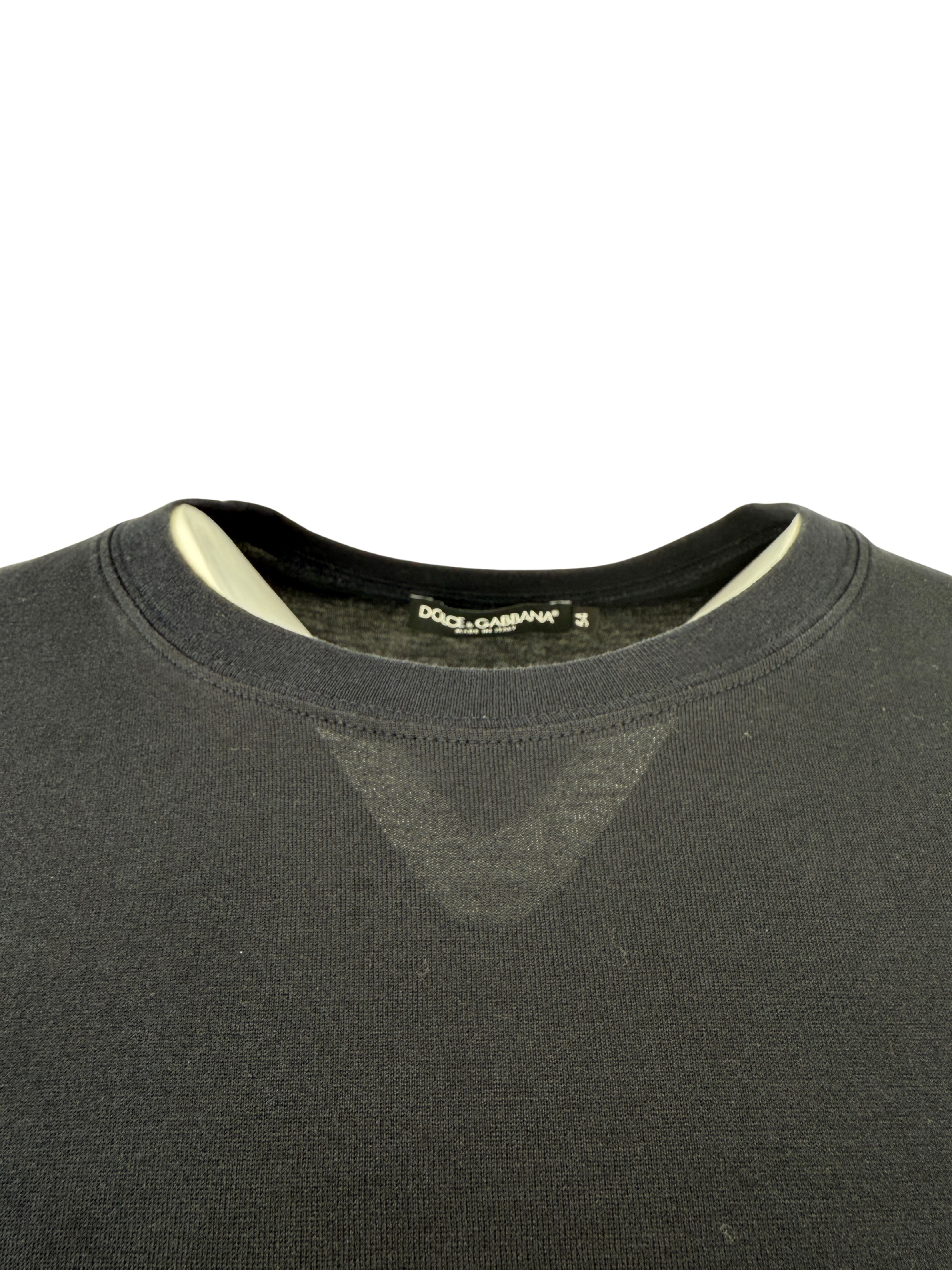 Dolce & Gabbana Embroidered Logo T-Shirt - Navy Dolce & Gabbana