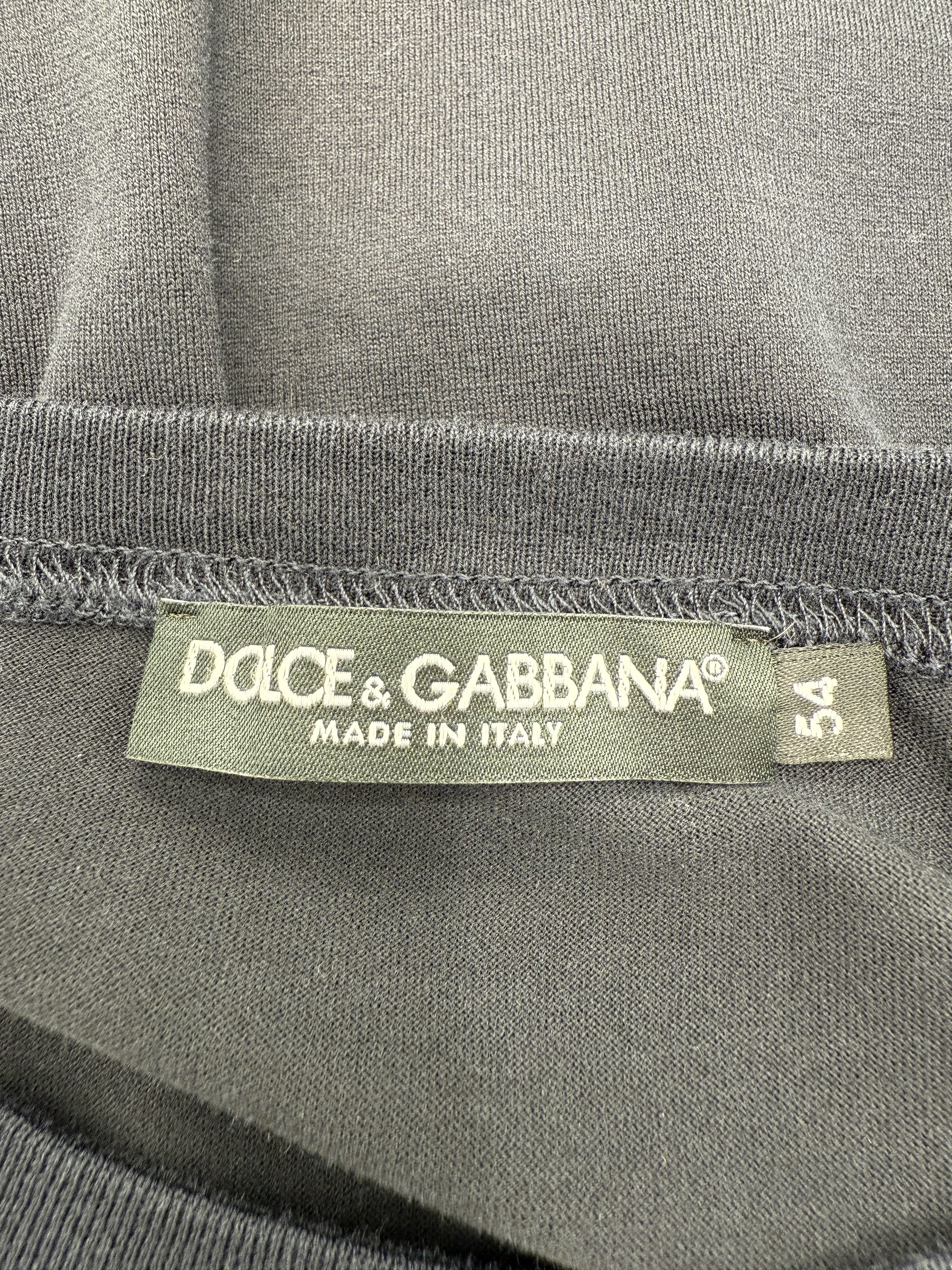 Dolce & Gabbana Embroidered Logo T-Shirt - Navy Dolce & Gabbana