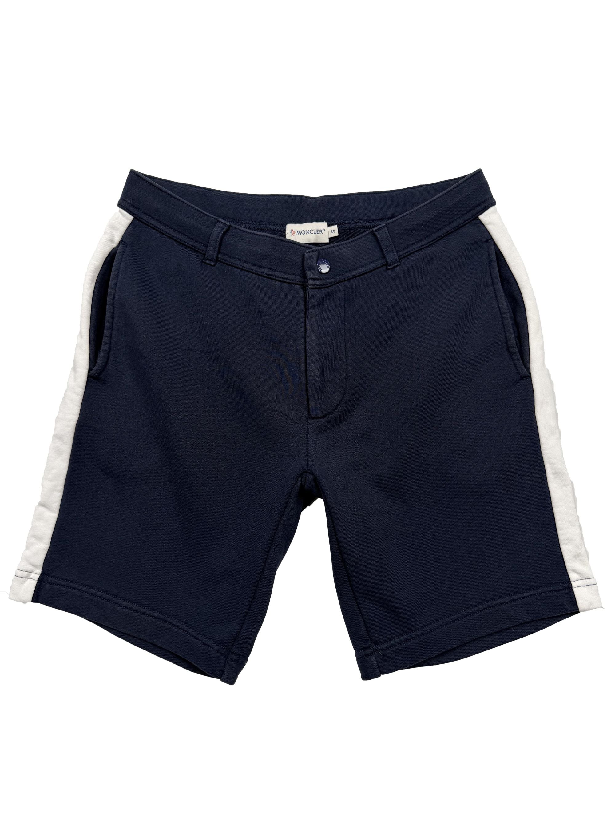 Moncler Stripe Shorts - Navy Moncler
