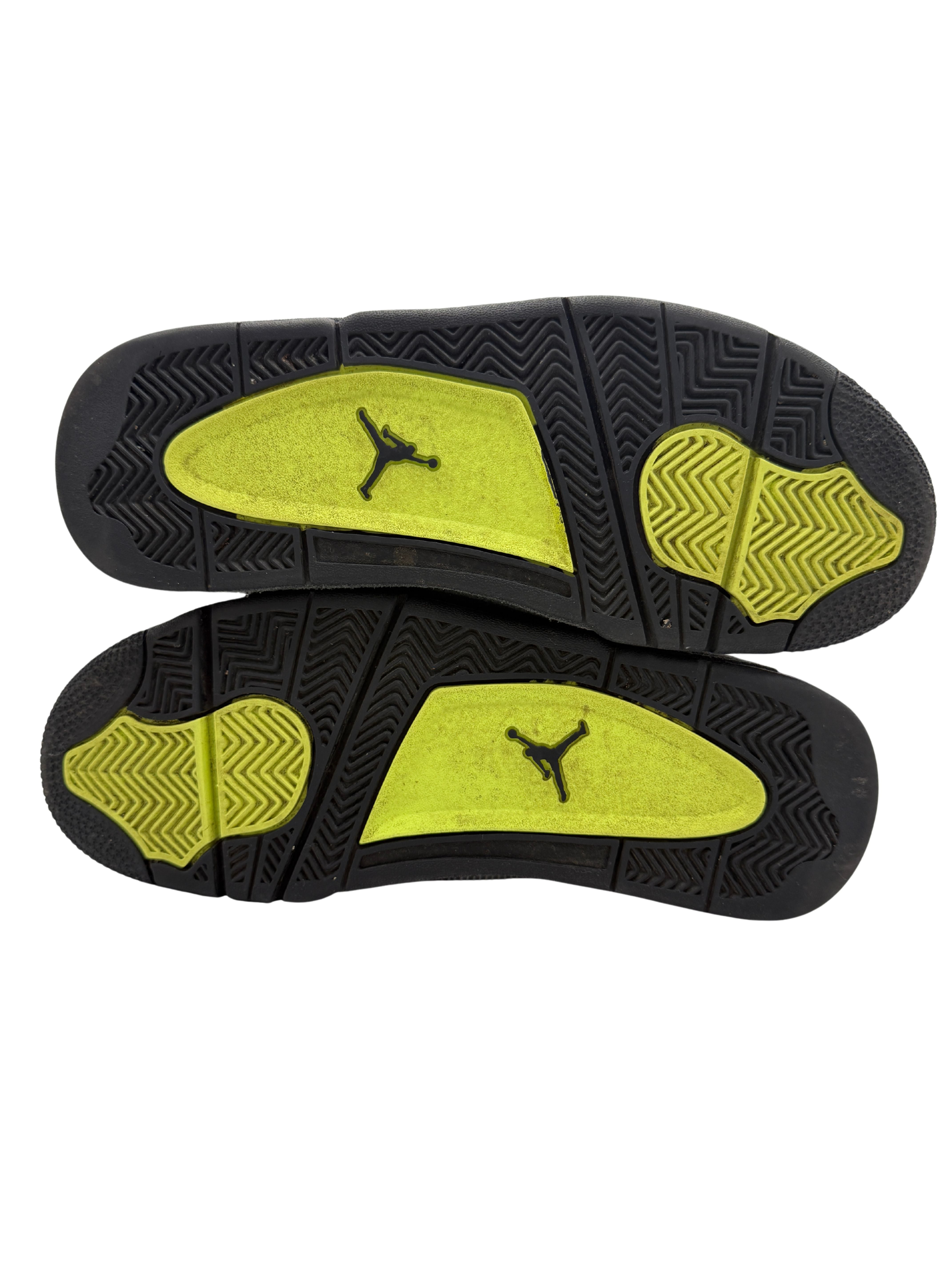 Nike Air Jordan 4 Neon 95 Trainer - Grey Nike