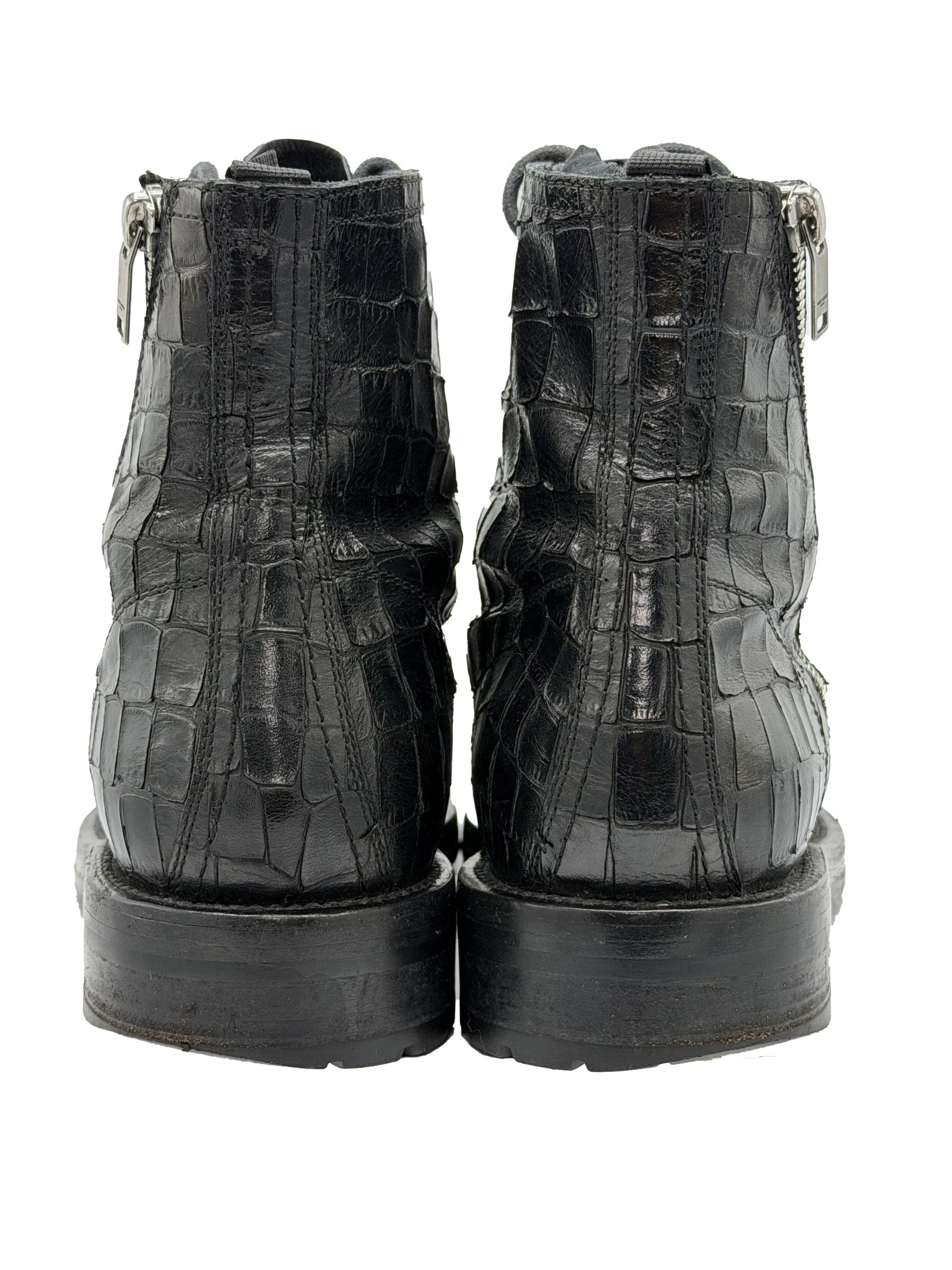 Yves Saint Laurent Snake Boots - Black Yves Saint Laurent