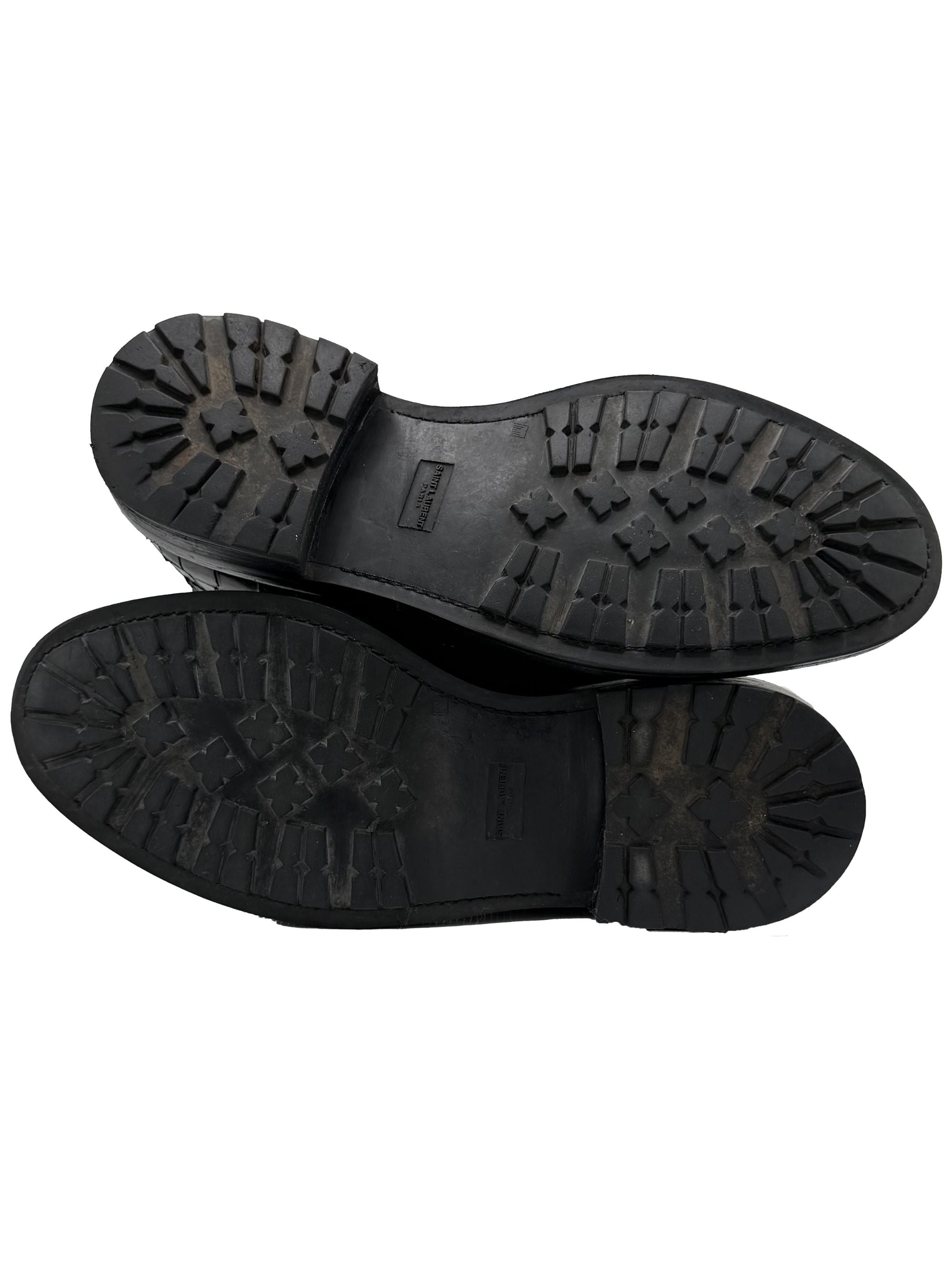 Yves Saint Laurent Snake Boots - Black Yves Saint Laurent