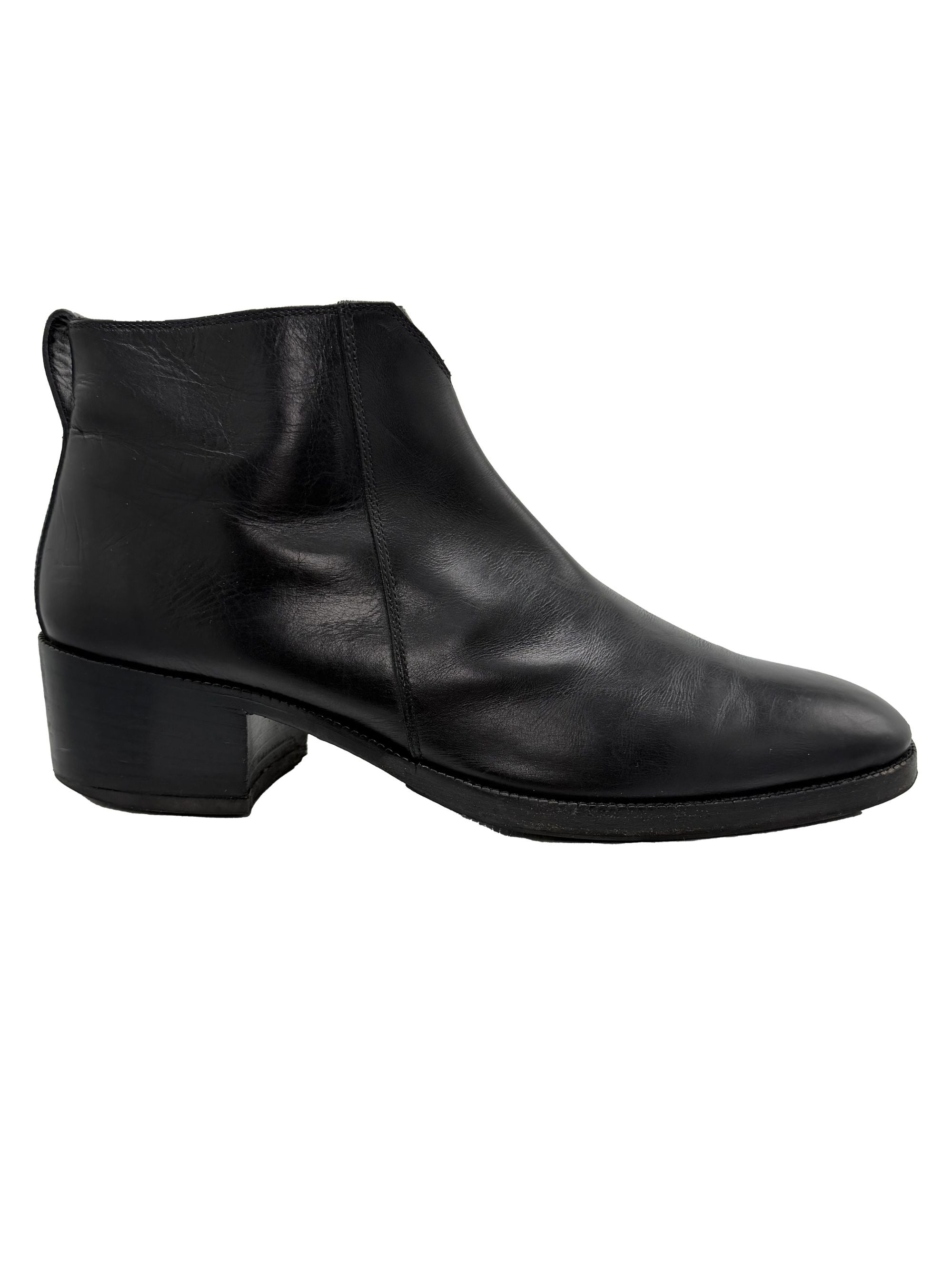 Dior Leather Ankle Boot - Black Dior