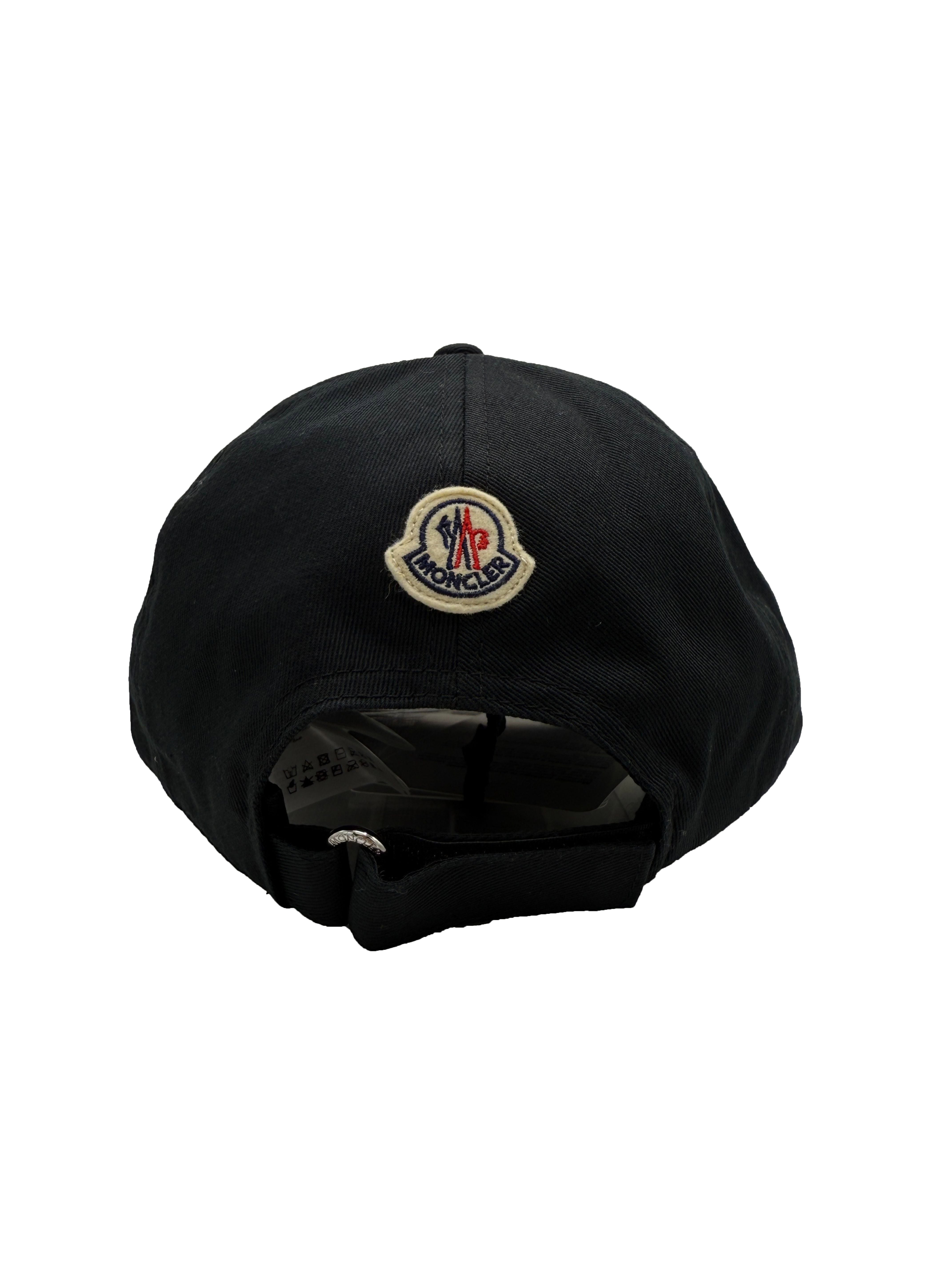 Moncler Logo Embroidered Cap - Black (Unused)