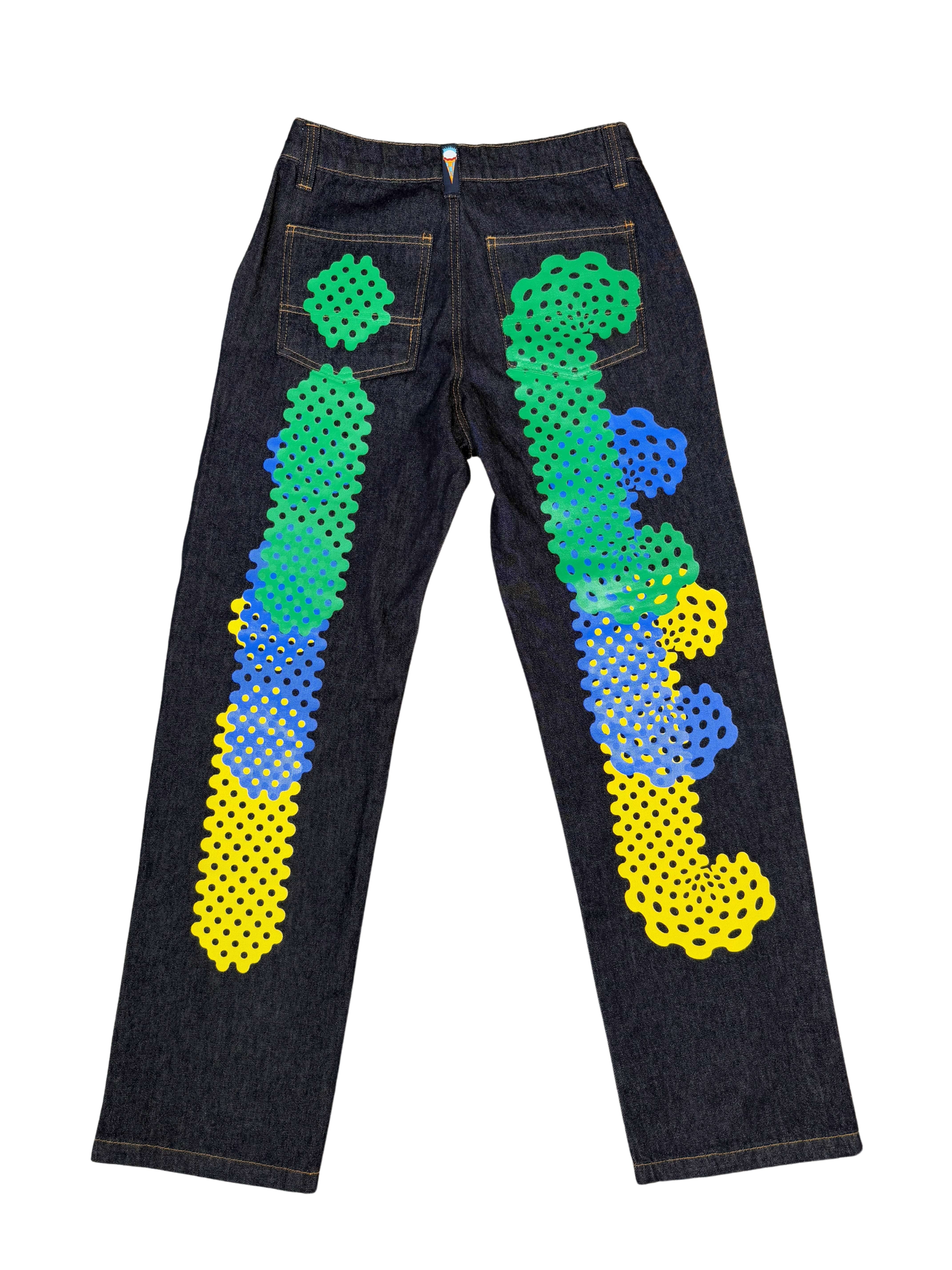 Billionaire Boys Club Ice Cream Tricolour Jeans - Blue/Grey Denim Billionaires Boys Club