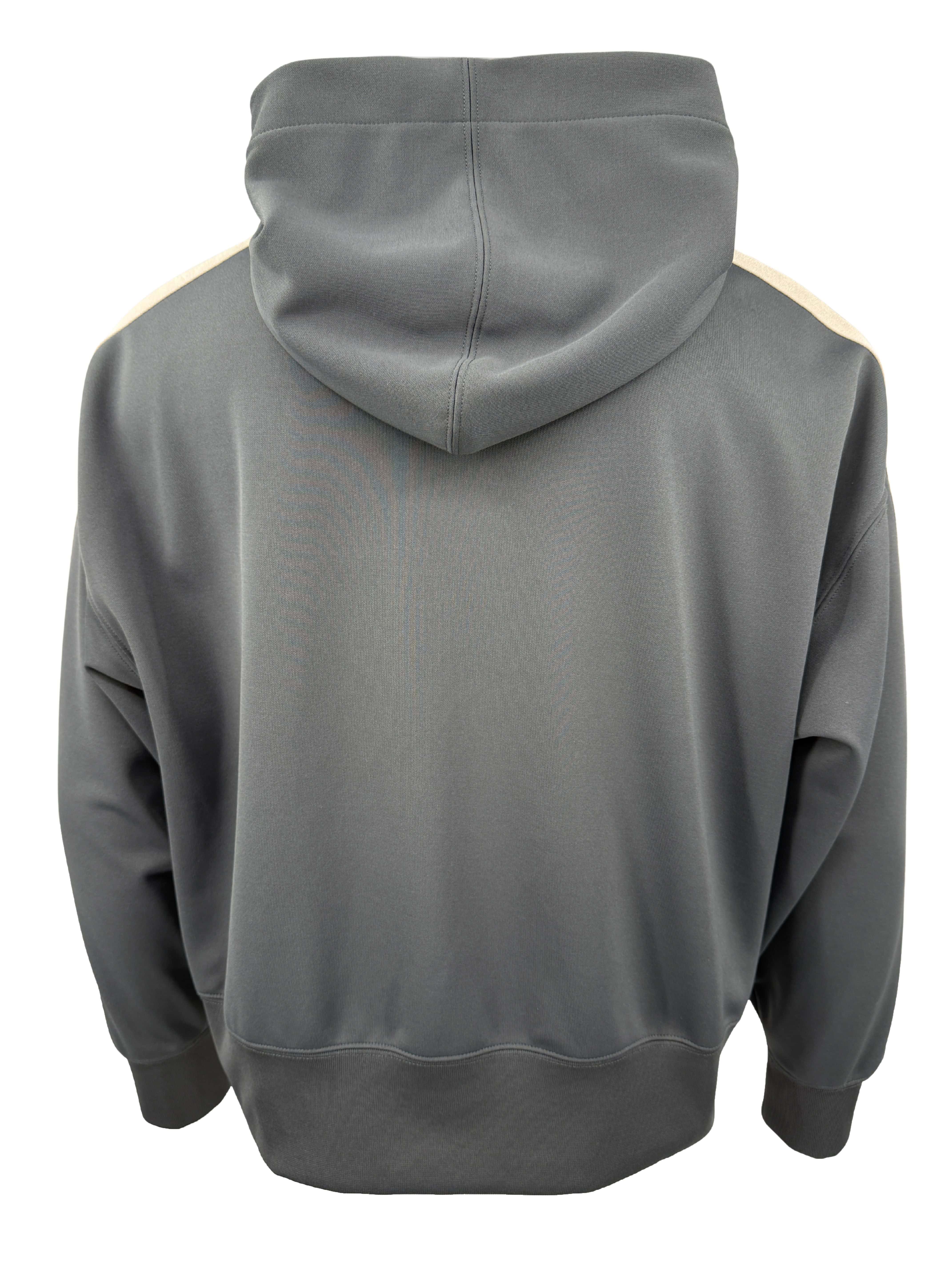 Palm Angels Side Stripe Logo Hoodie - Grey