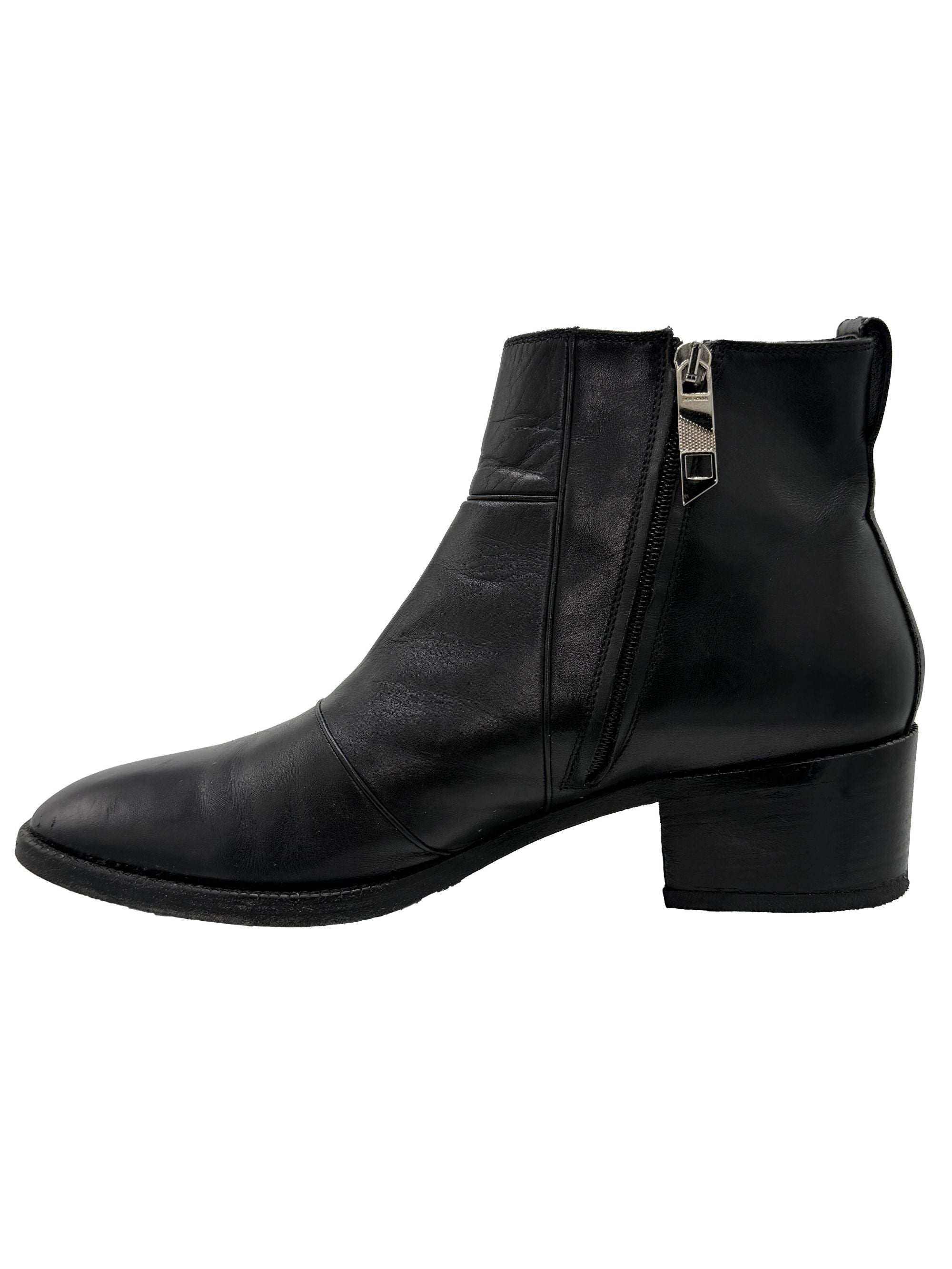 Dior Leather Boot - Black Dior