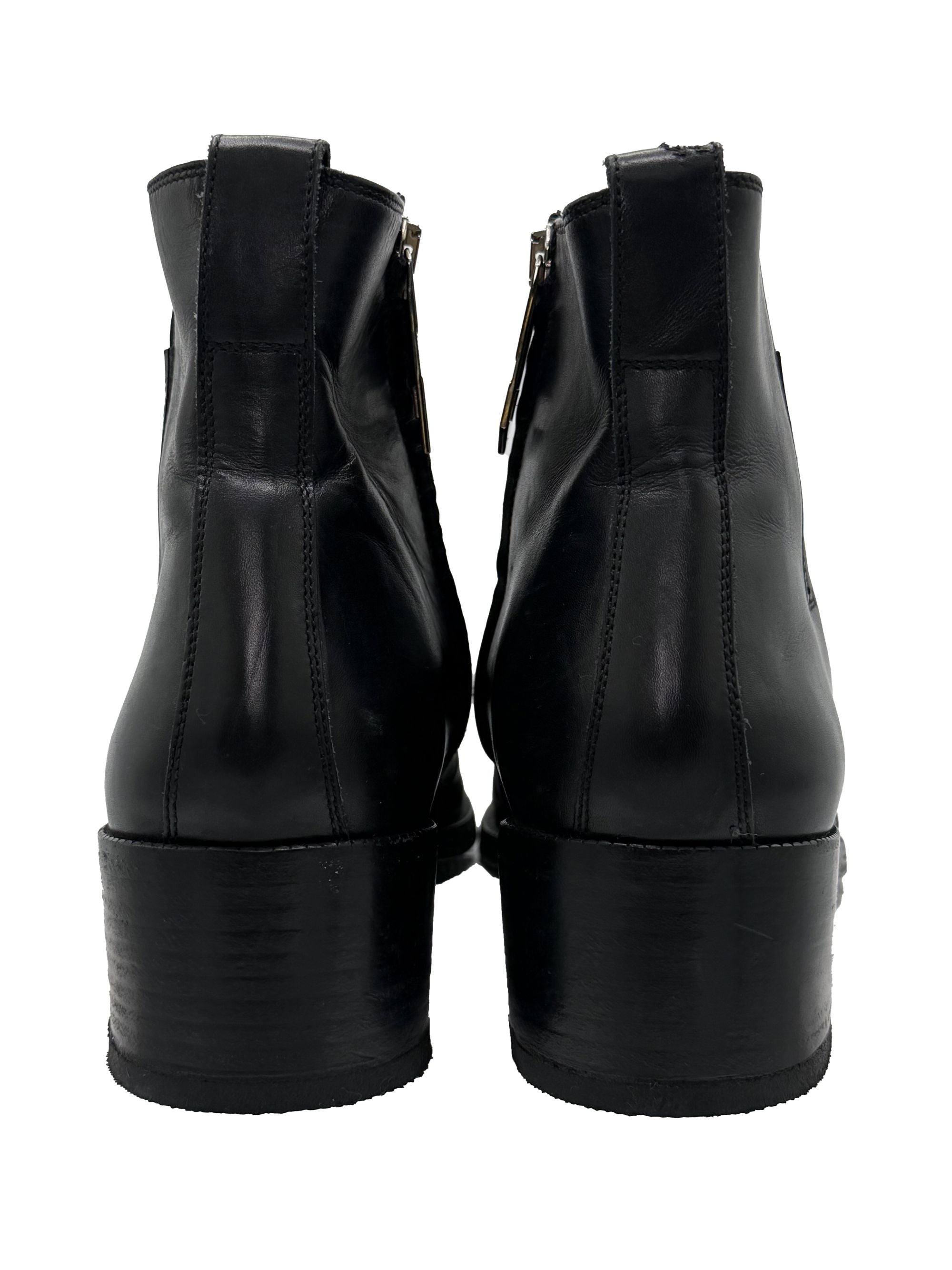 Dior Leather Boot - Black Dior