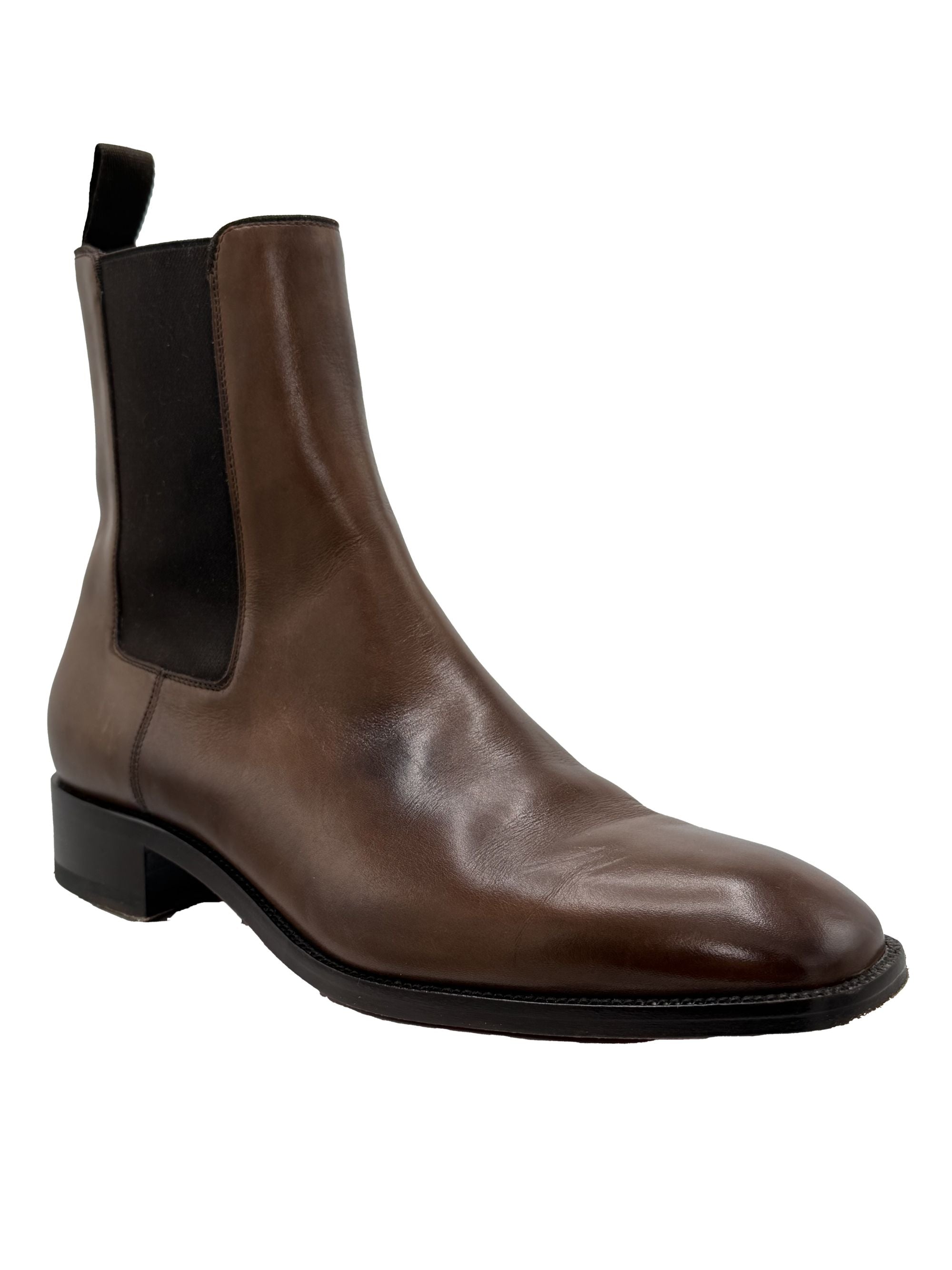 Louboutin Samson Leather Chelsea Boots - Brown Christian Louboutin