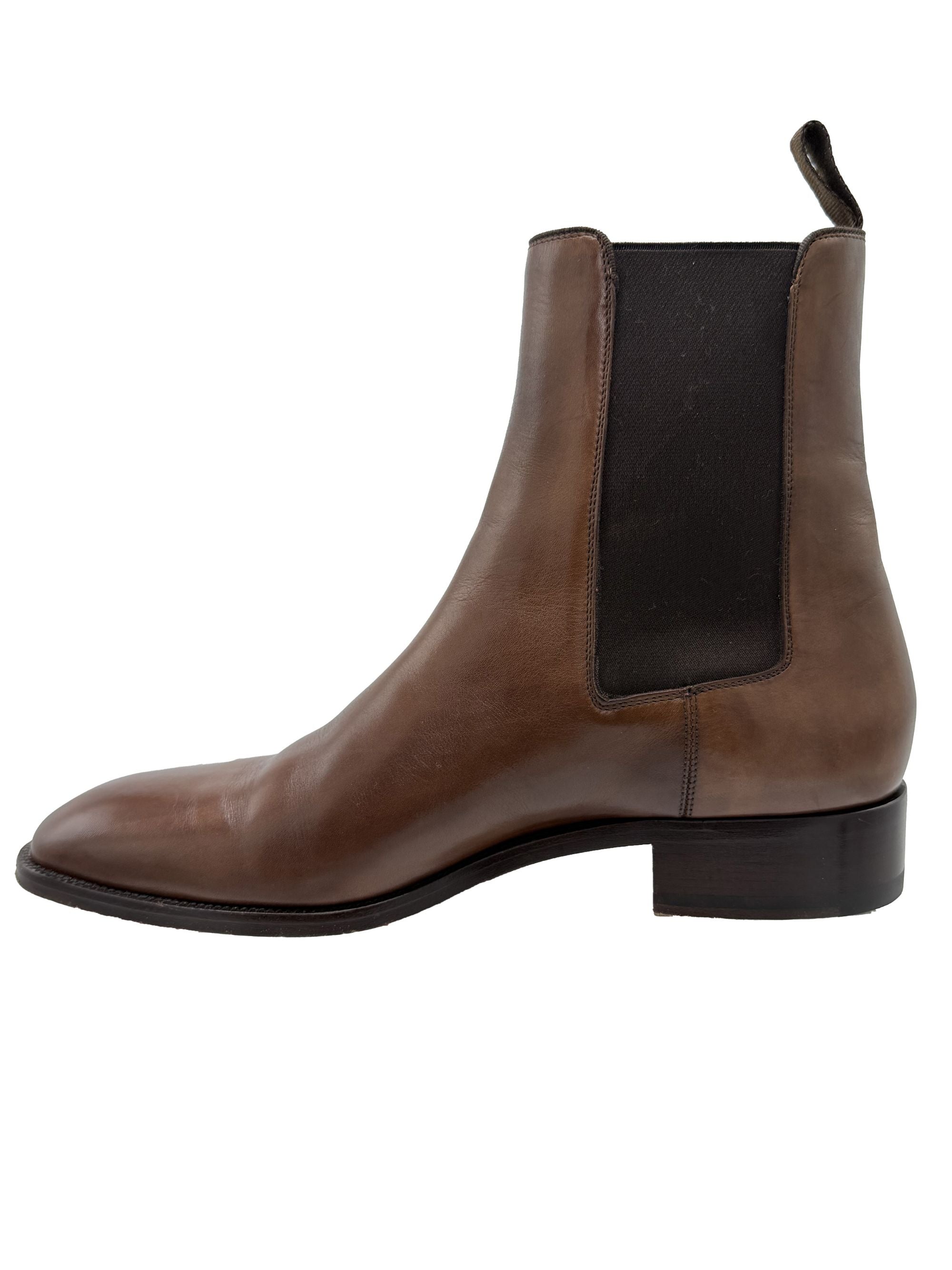 Louboutin Samson Leather Chelsea Boots - Brown Christian Louboutin