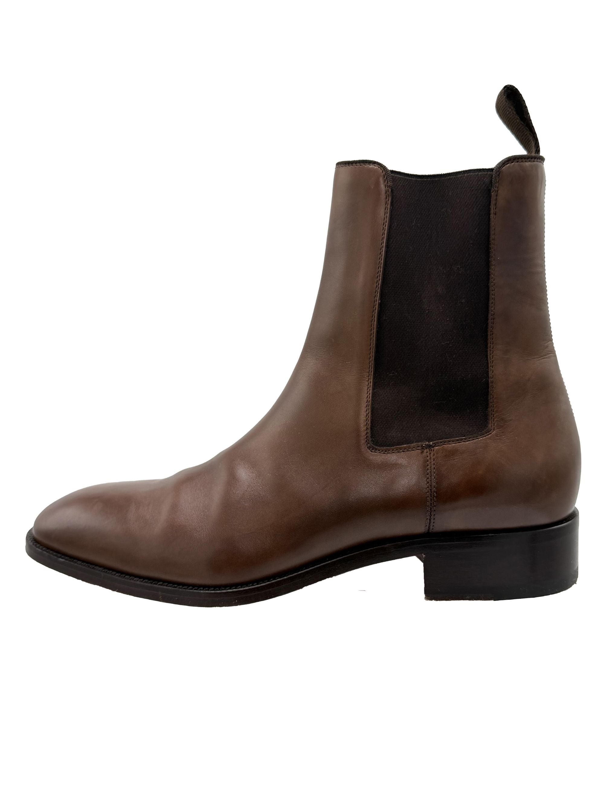 Louboutin Samson Leather Chelsea Boots - Brown Christian Louboutin