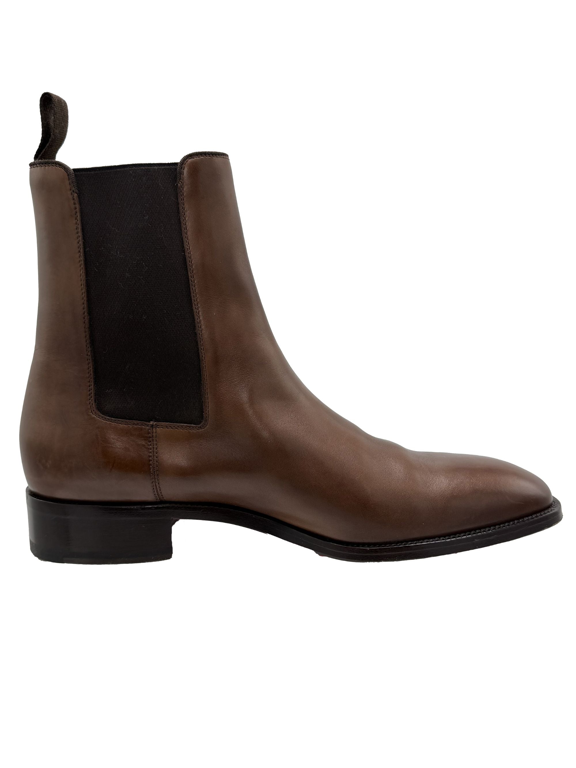 Louboutin Samson Leather Chelsea Boots - Brown Christian Louboutin