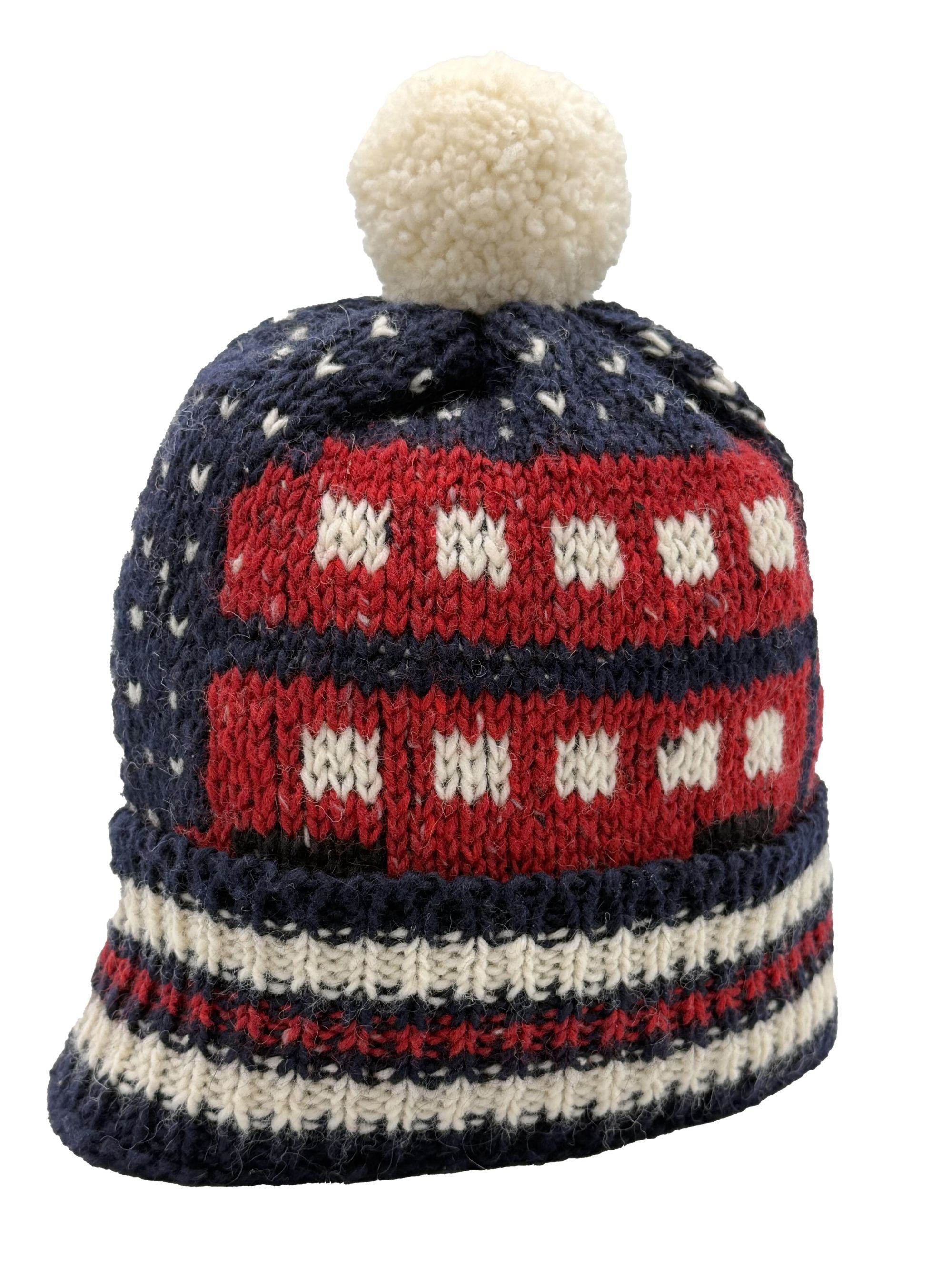 Thom Browne Beanie Hat - Navy Thom Browne